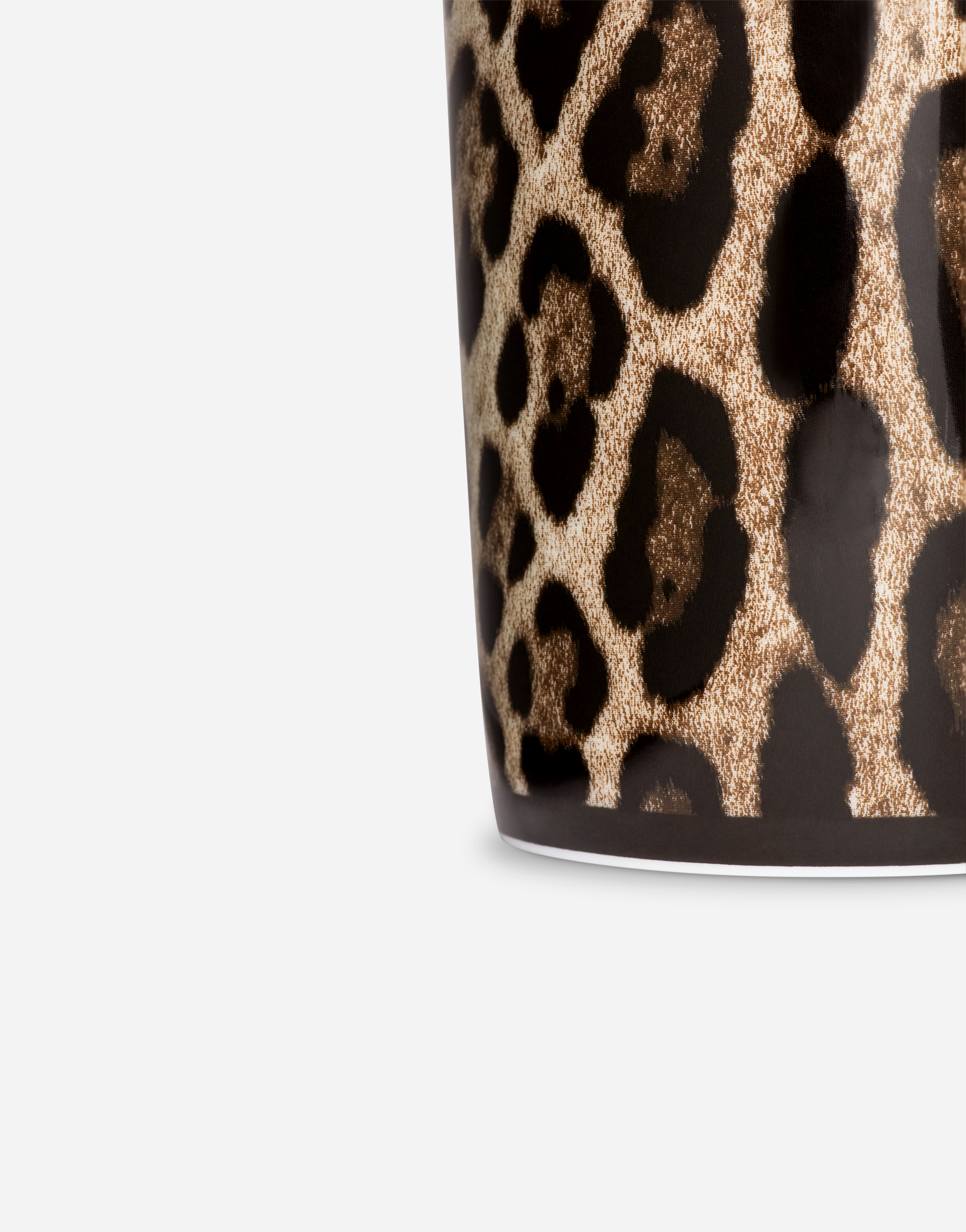 Dolce & Gabbana Porcelain Water Glass In Multicolor