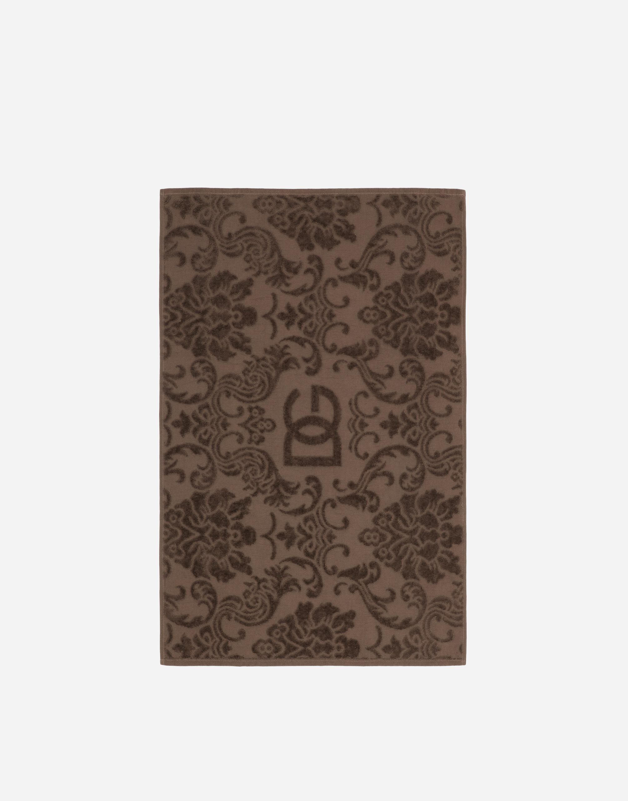 Dolce & Gabbana Cotton Terry Bath Mat In Multicolor