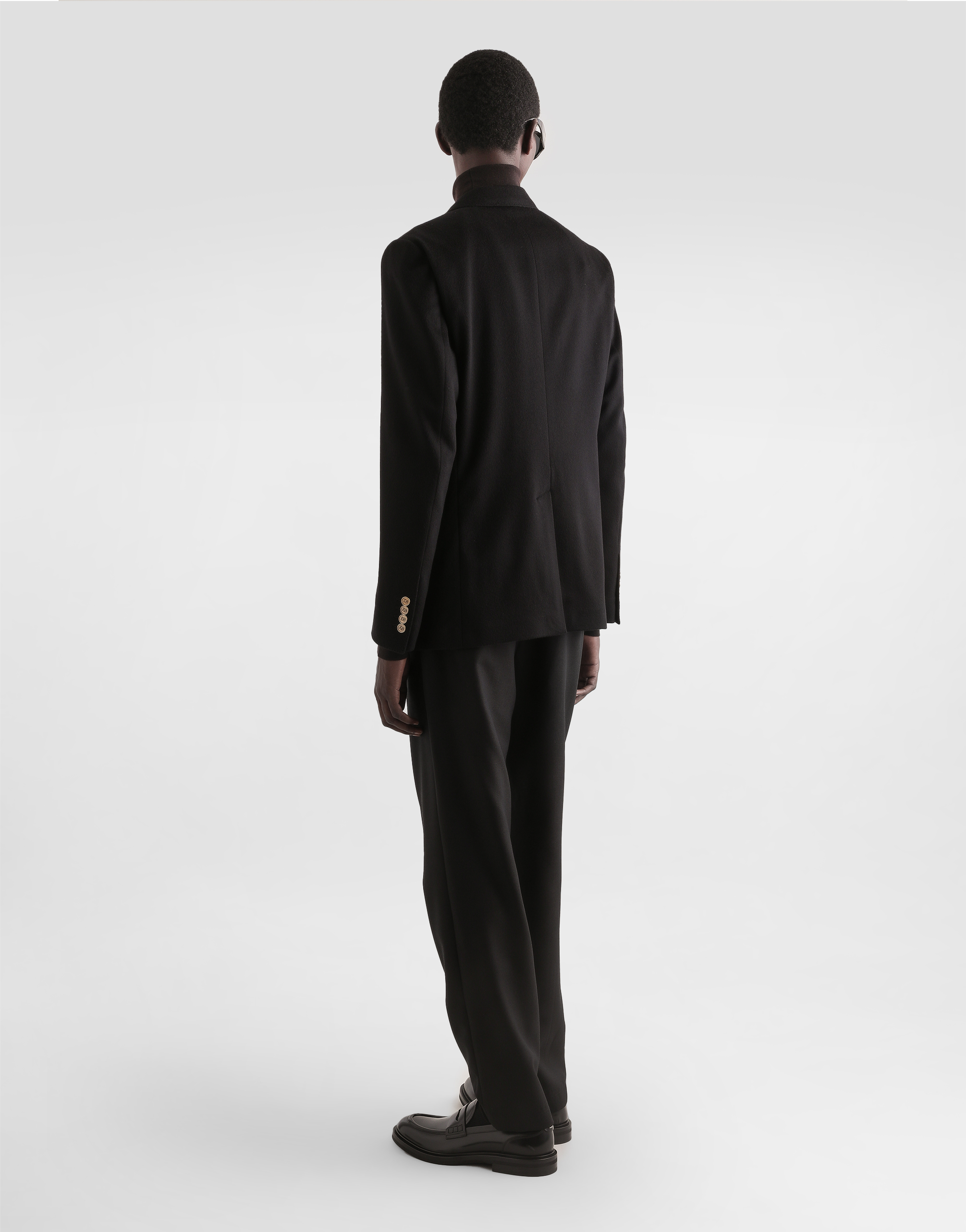 Single-breasted portofino cashmere jacket