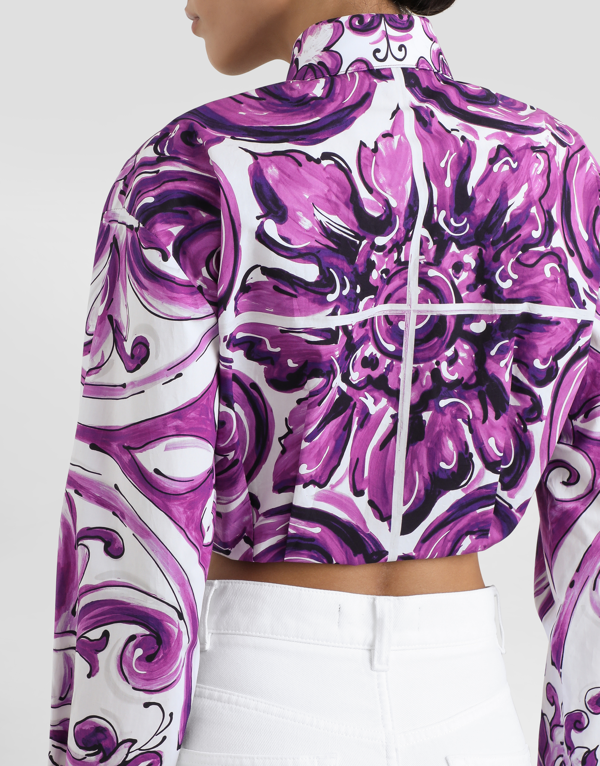 Dolce & Gabbana Graphic-print Cotton Shirt