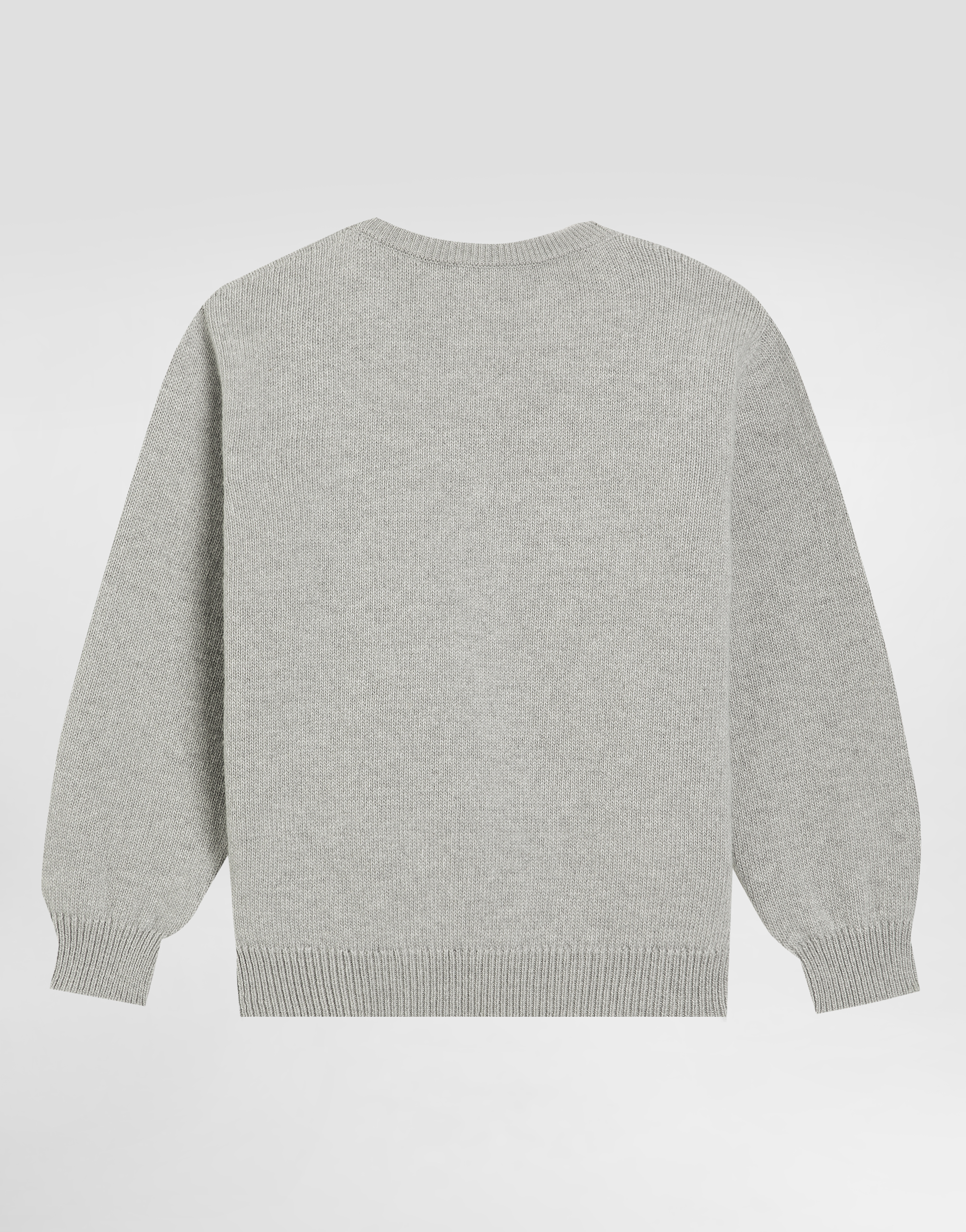 Dolce & Gabbana Wool Sweater With Embroidery In Gray