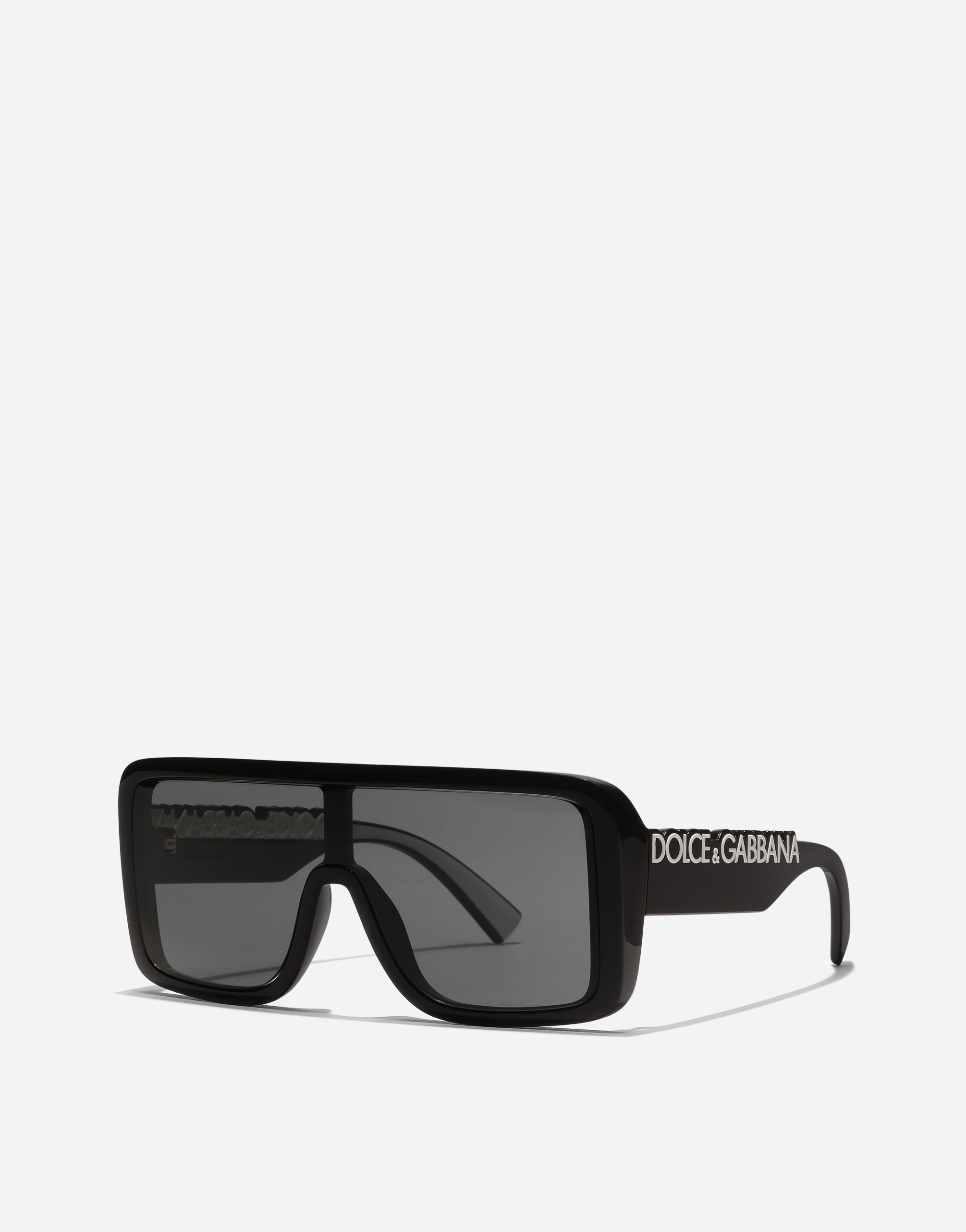 Dolce & Gabbana Dg Logo Sunglasses In Black