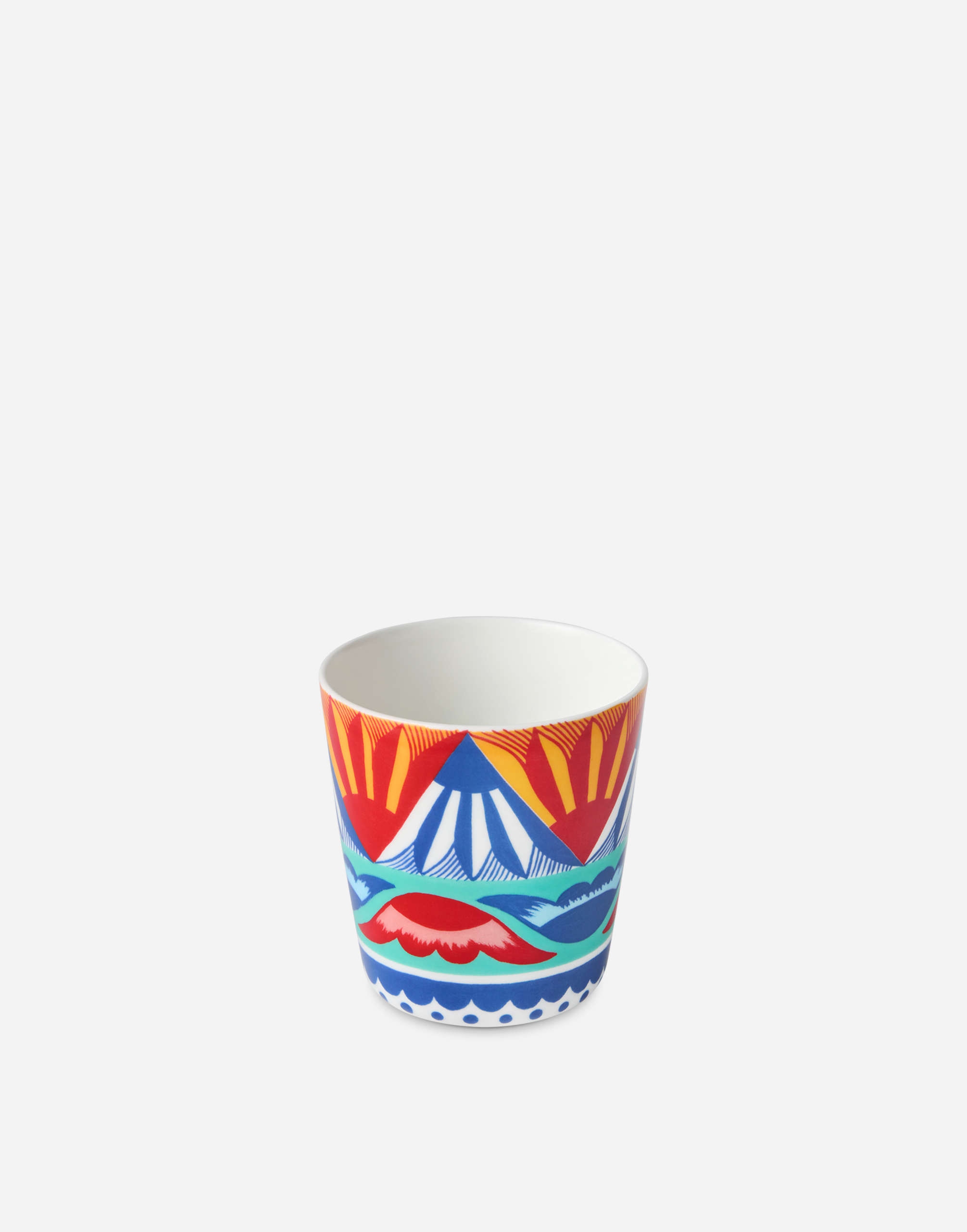 Dolce & Gabbana Fine Porcelain Glass In Multicolor