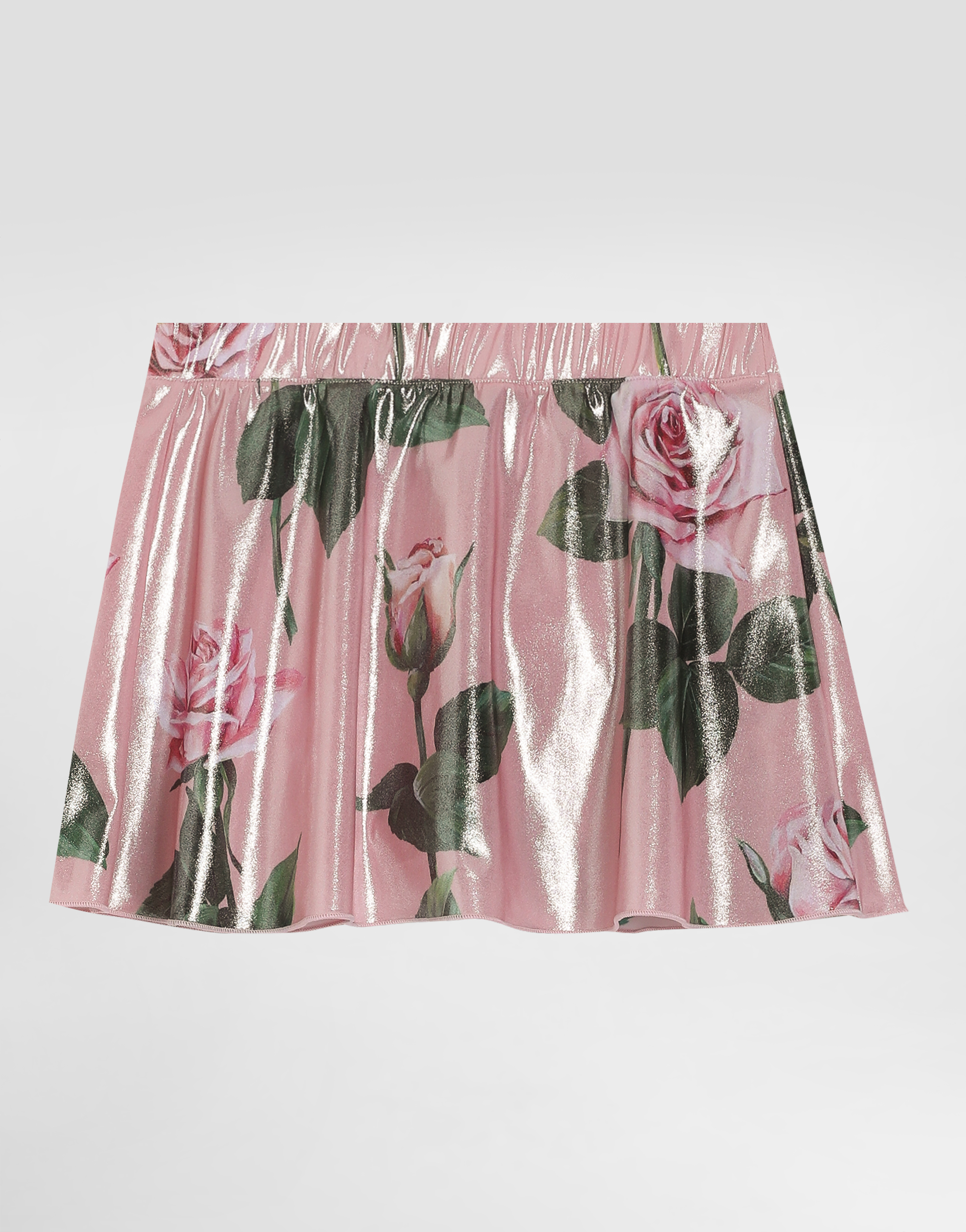 Dolce & Gabbana Sarong Skirt With Rose Print - Woman Trousers And Skirts Print 12 Years