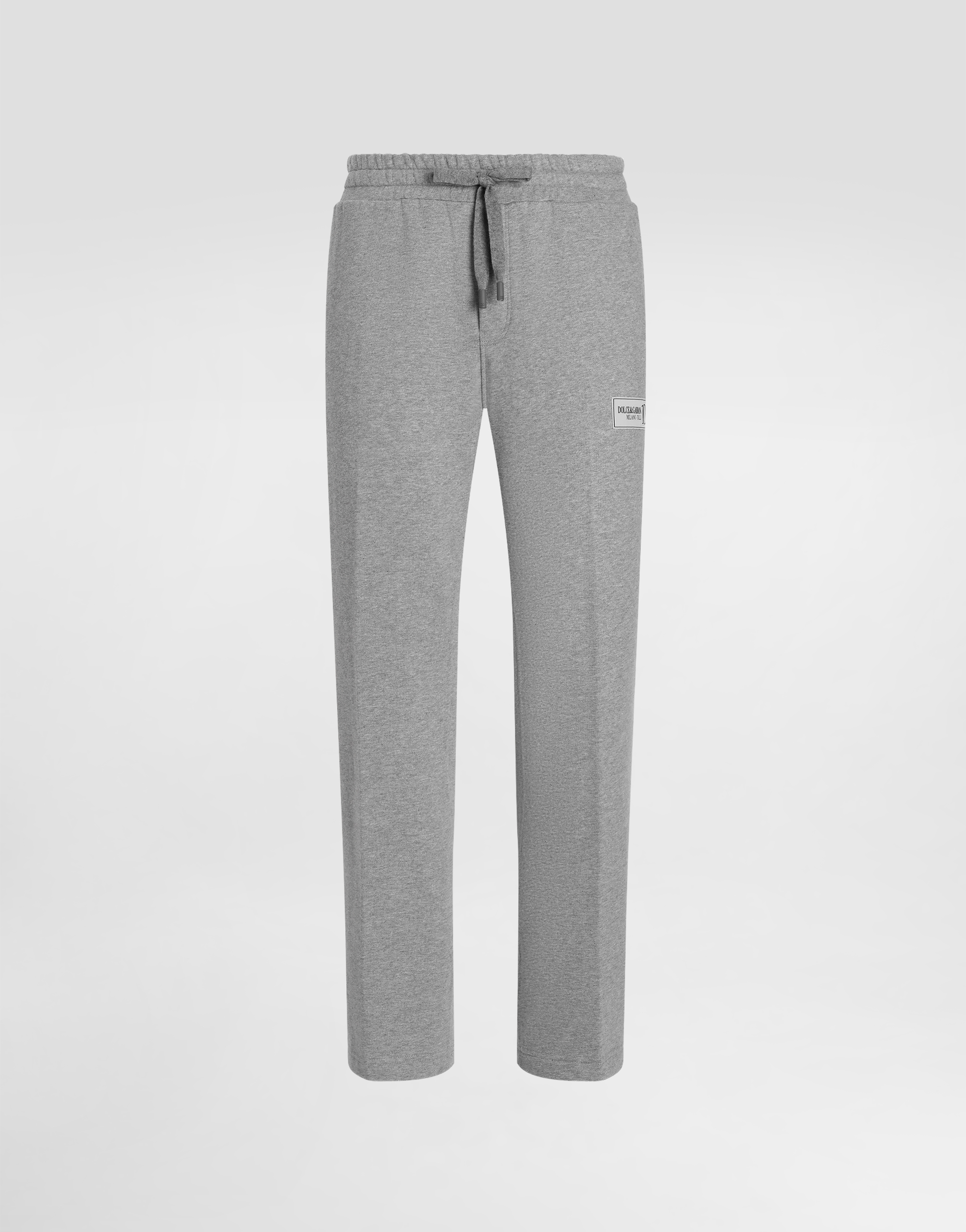 Dolce & Gabbana Stretch Jersey Jogging Pants - Man Pants And Shorts Gray 52