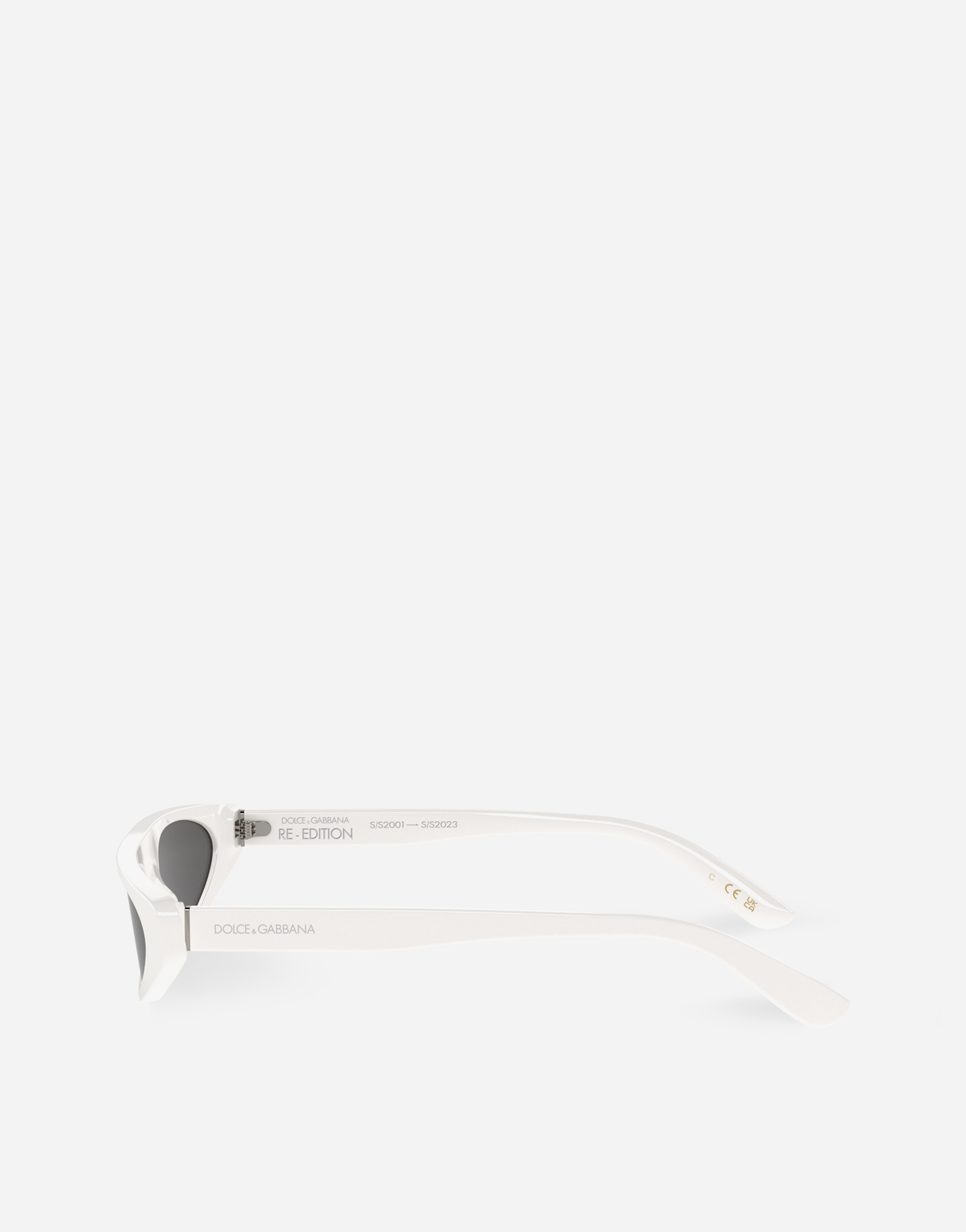 Shop Dolce & Gabbana Re-edition Dna Sunglasses In White