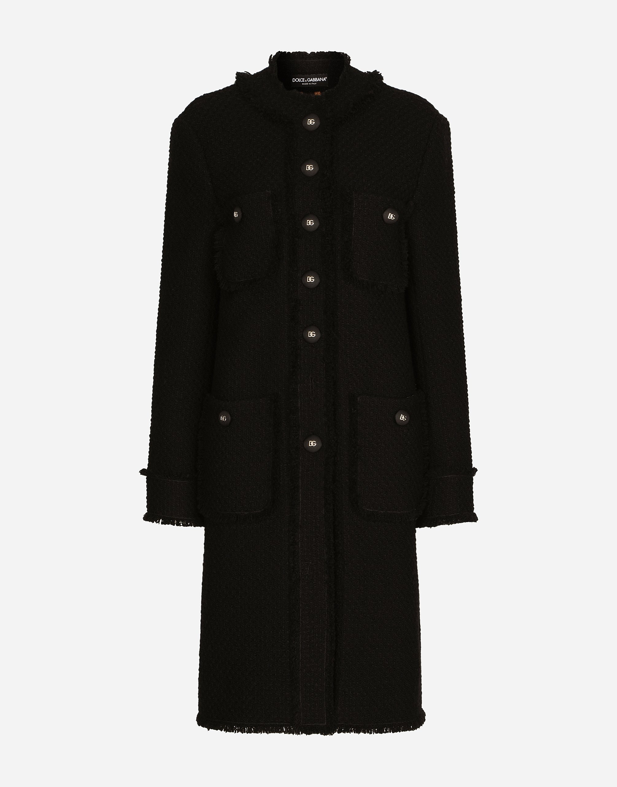 Shop Dolce & Gabbana Cappotto In Black