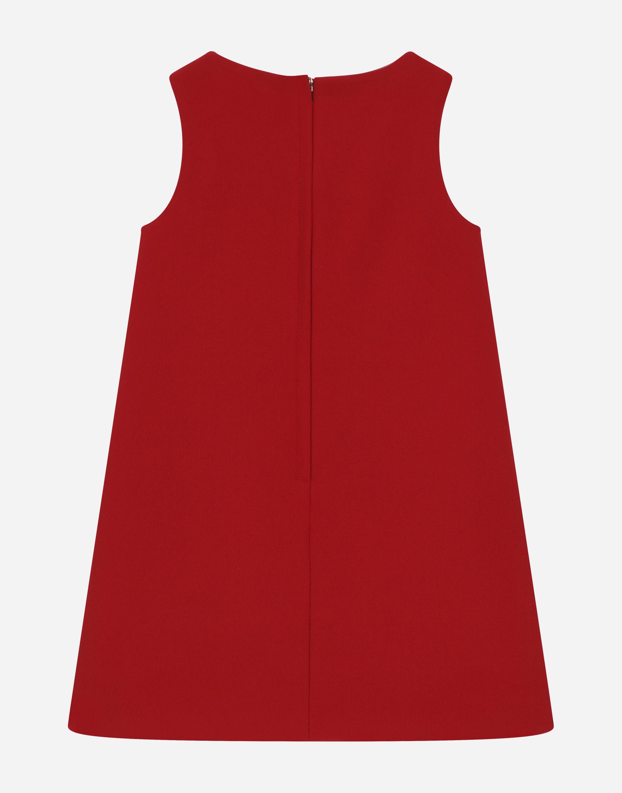DOLCE & GABBANA SLEEVELESS DRESS WITH PATCH