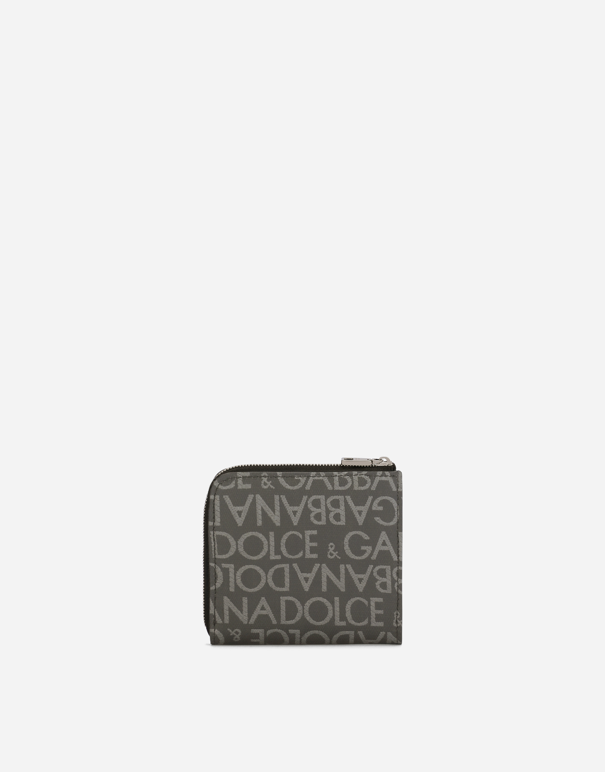  Dolce & Gabbana Dolce & Gabbana Coated Jacquard Card Holder - Man Wallets And Small Leather Goods Multi-colored Fabric Onesize 