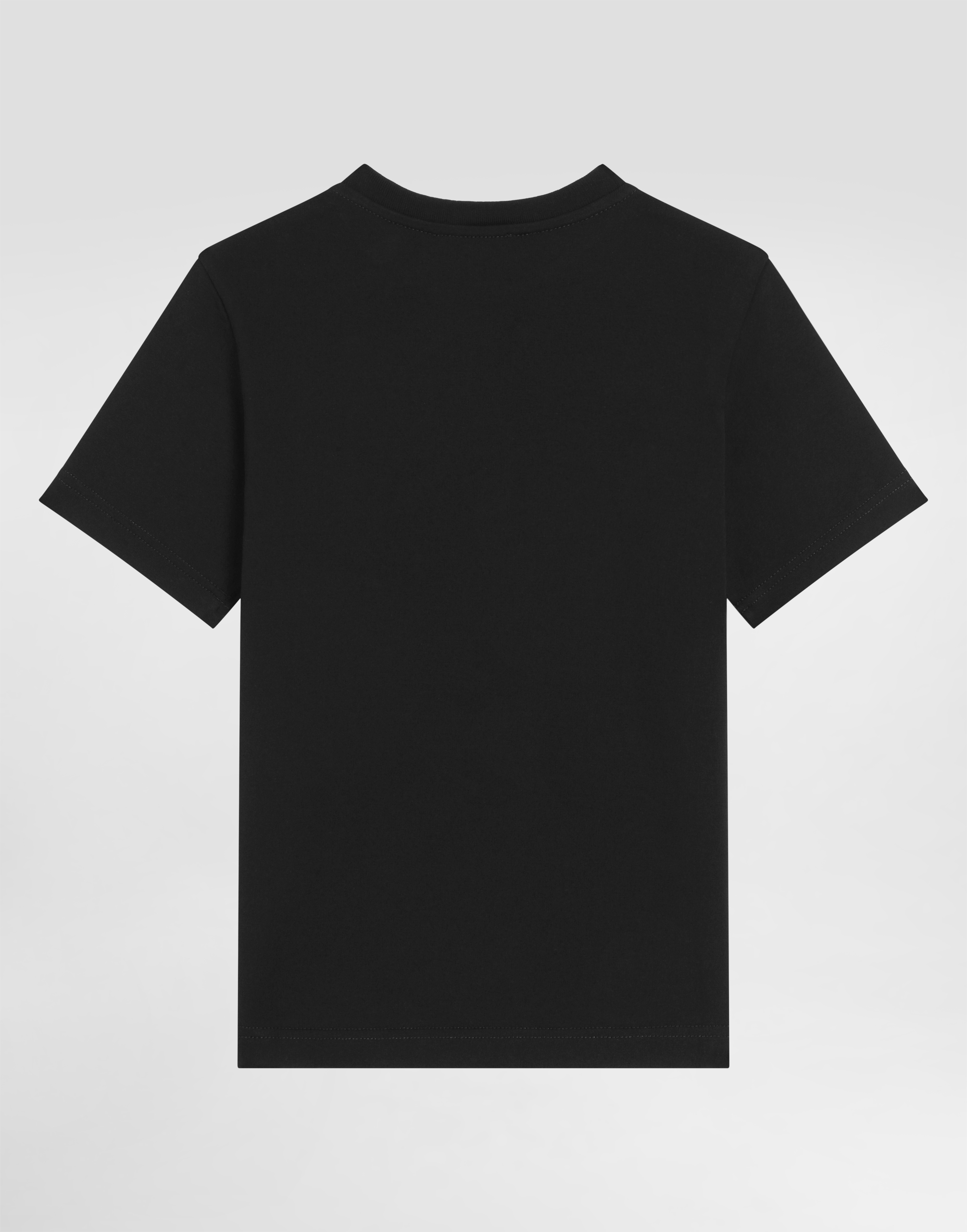 Dolce & Gabbana Jersey T-shirt With Patch In Black