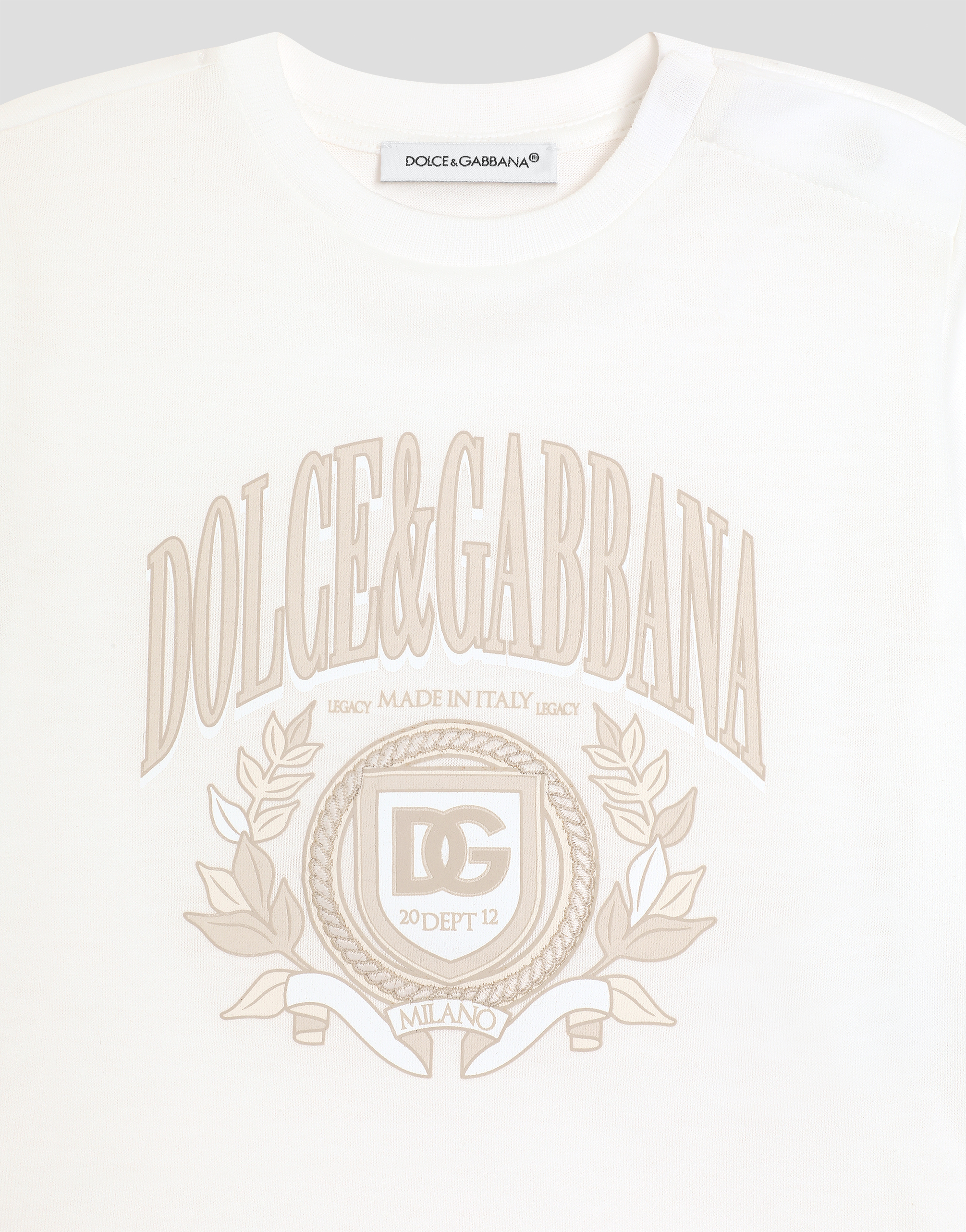 Jersey T-shirt with Dolce&Gabbana logo