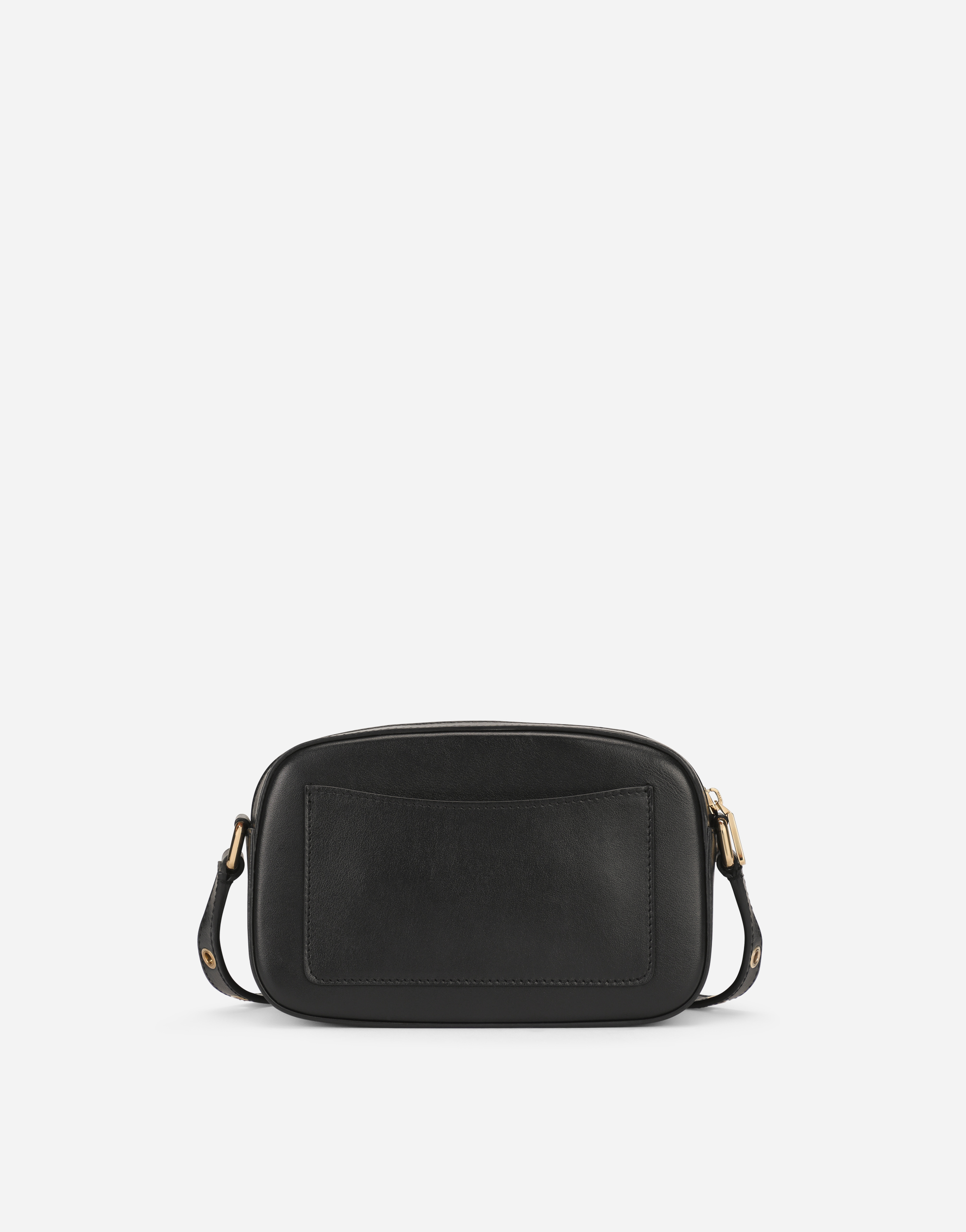 Shop Dolce & Gabbana Calfskin Crossbody 3.5 Bag In Black