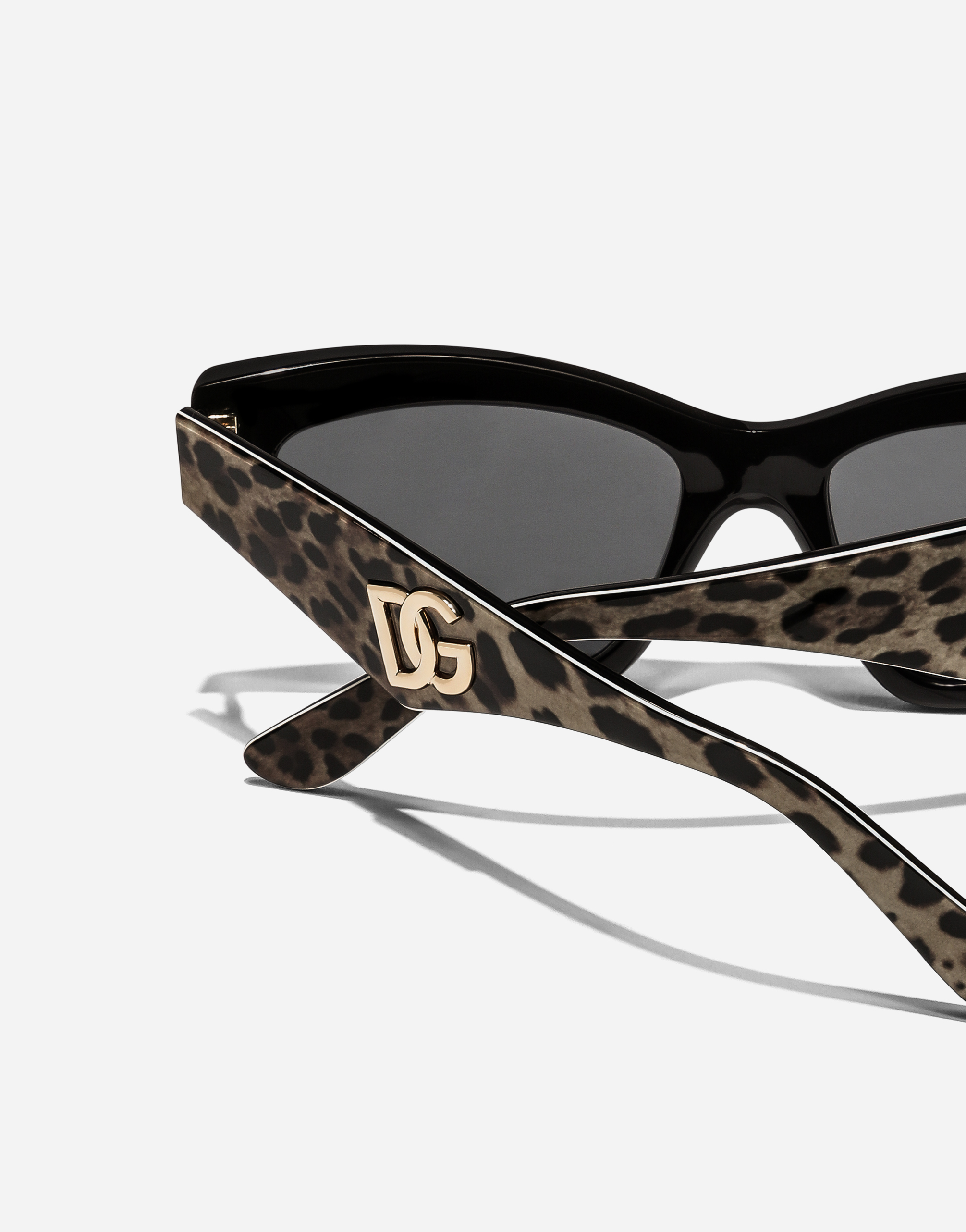Dolce & Gabbana Dg Crossed Sunglasses In Brown