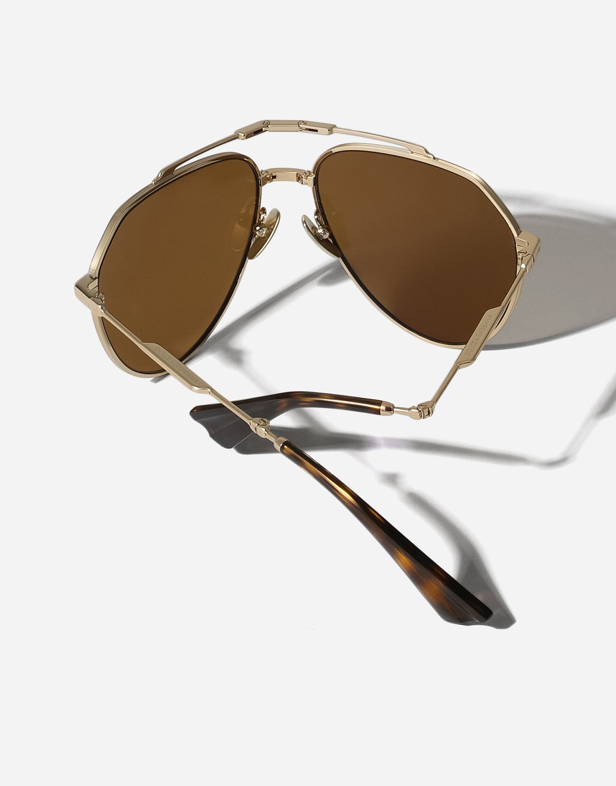 Dolce & Gabbana Stefano Sunglasses In Gold