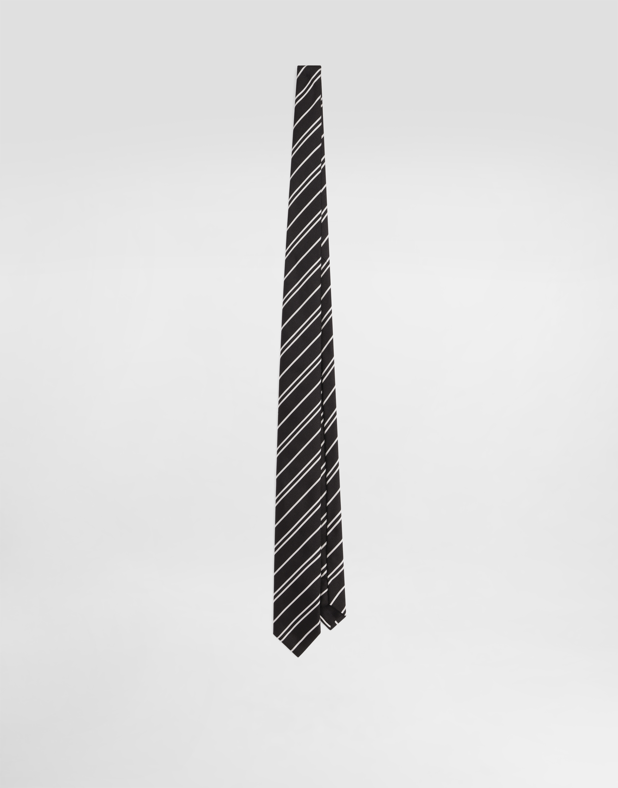Dolce & Gabbana Silk Tie In Black