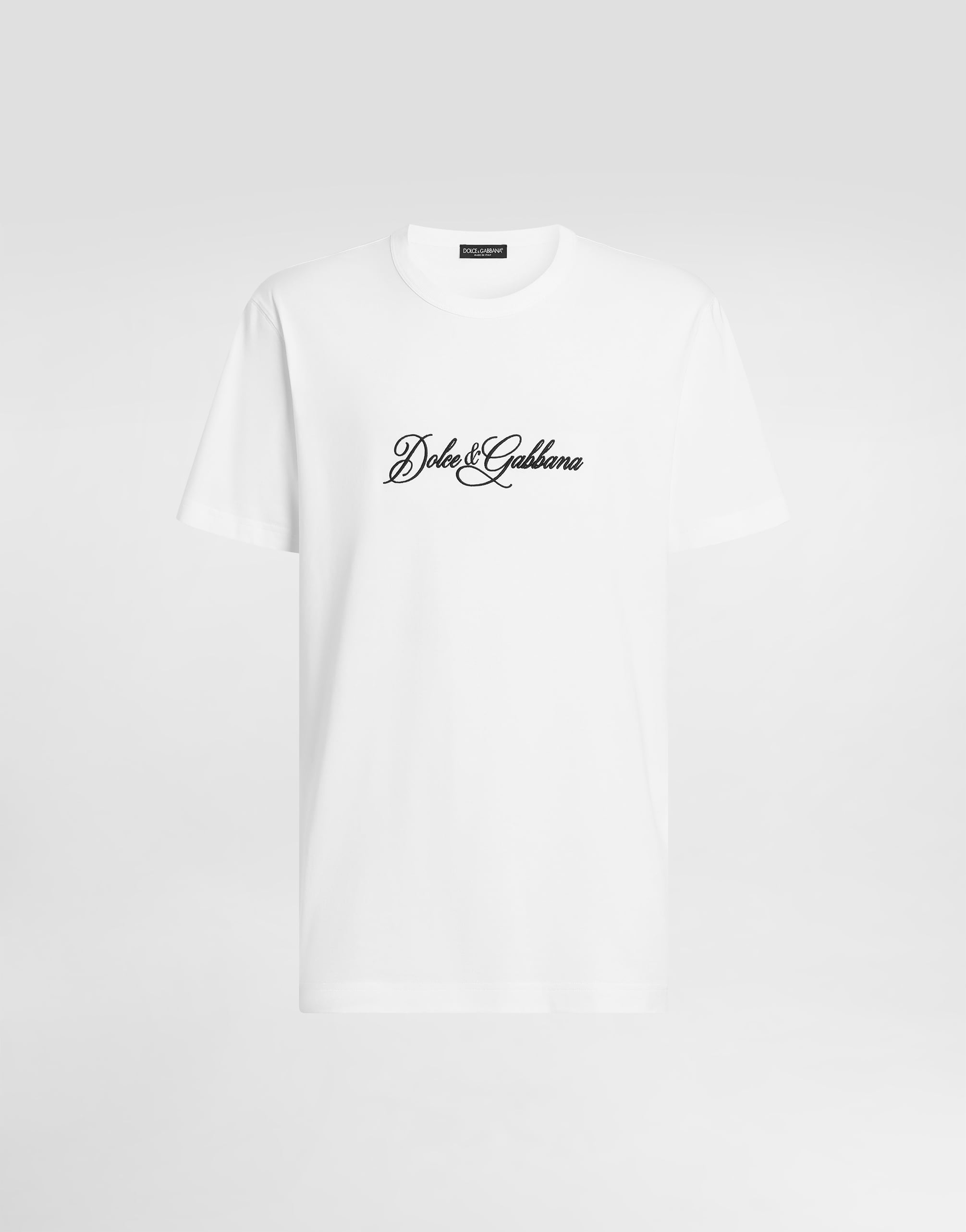 Cotton t-shirt in White for Men | Dolce&Gabbana® US