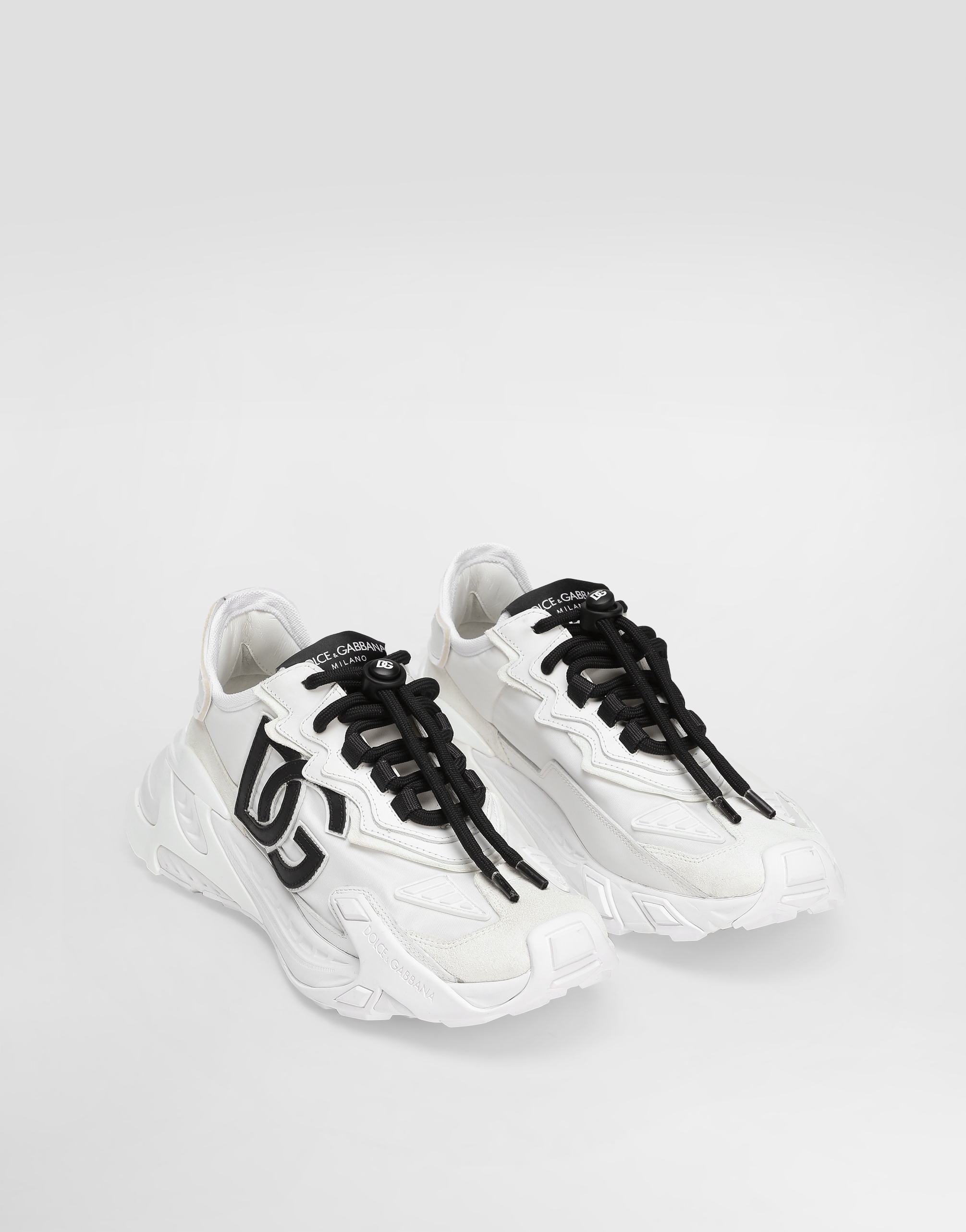 Dolce & Gabbana Day Faster Viscose Fabric Sneakers In Pattern
