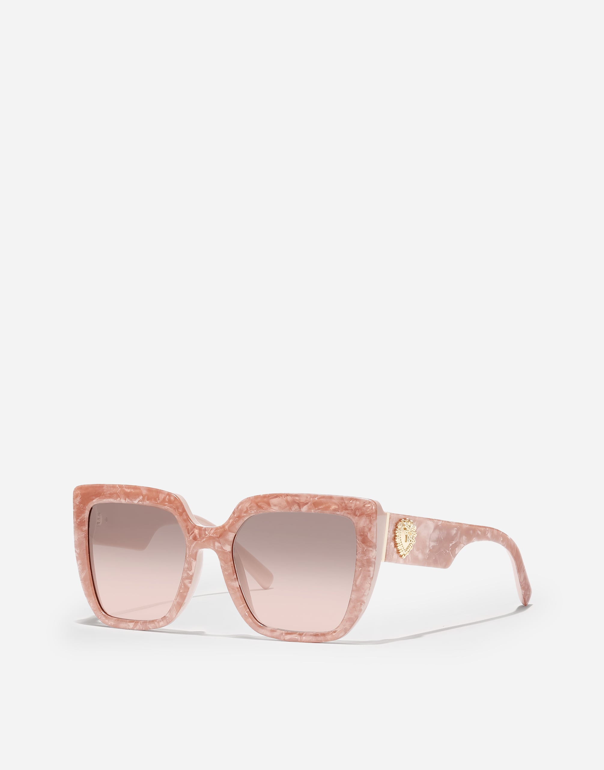 Dolce & Gabbana Devotion Sunglasses In Pink
