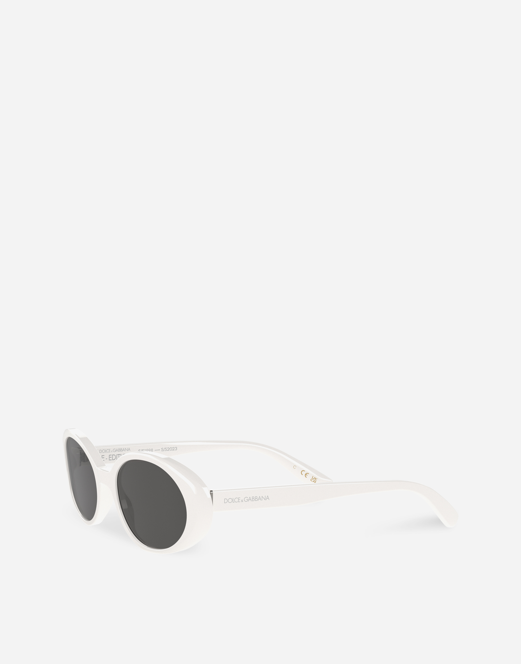 Shop Dolce & Gabbana Re-edition | Dna Sunglasses In White