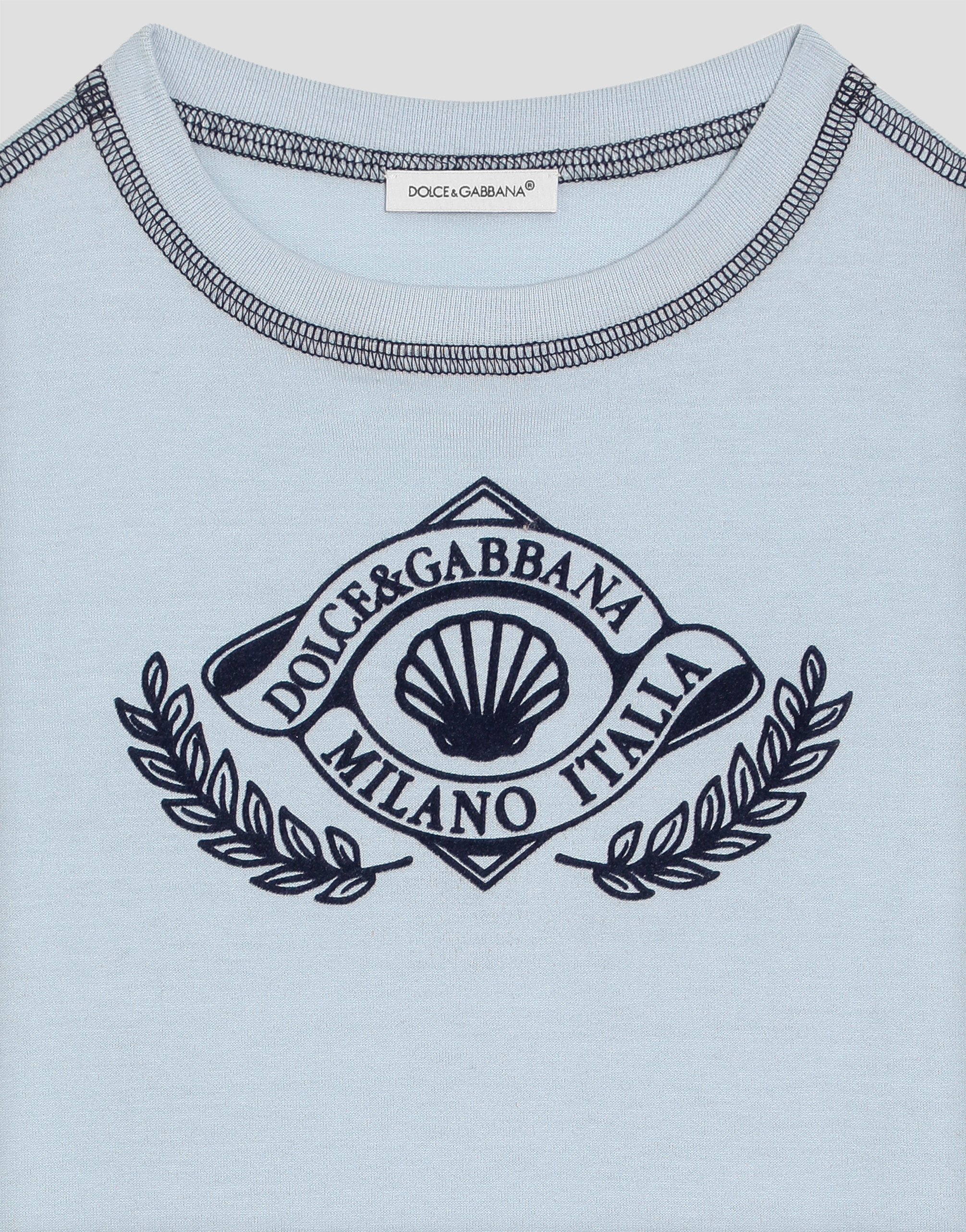 Short-sleeved jersey t-shirt with DG
