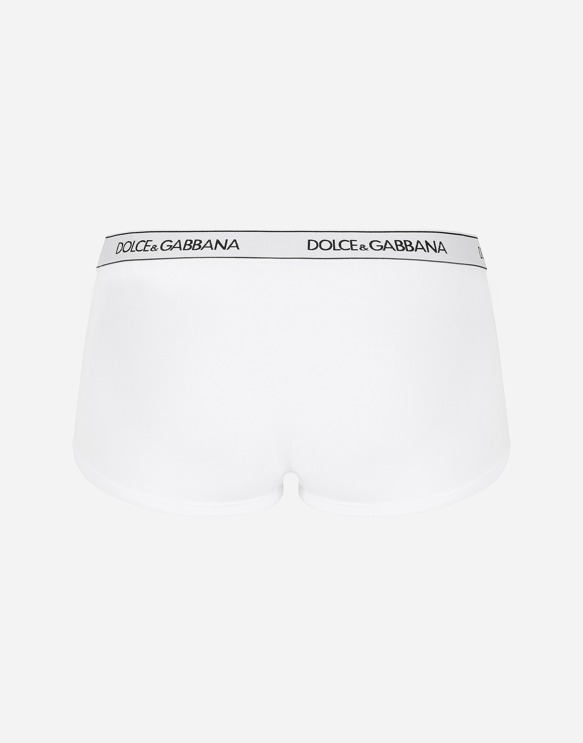 DOLCE & GABBANA JERSEY SHORTS WITH BRANDED ELASTIC