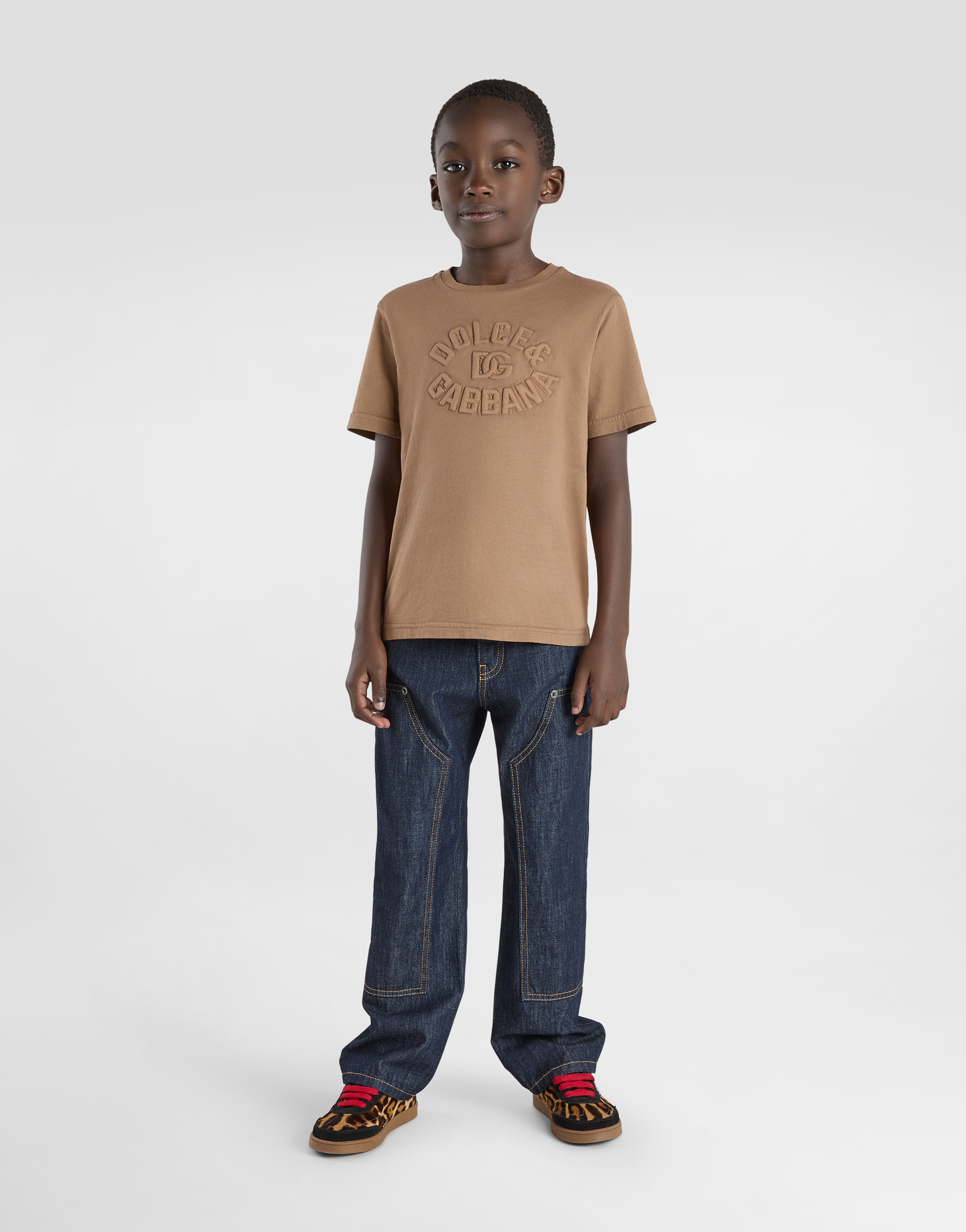 Jersey T-shirt with Dolce&Gabbana logo