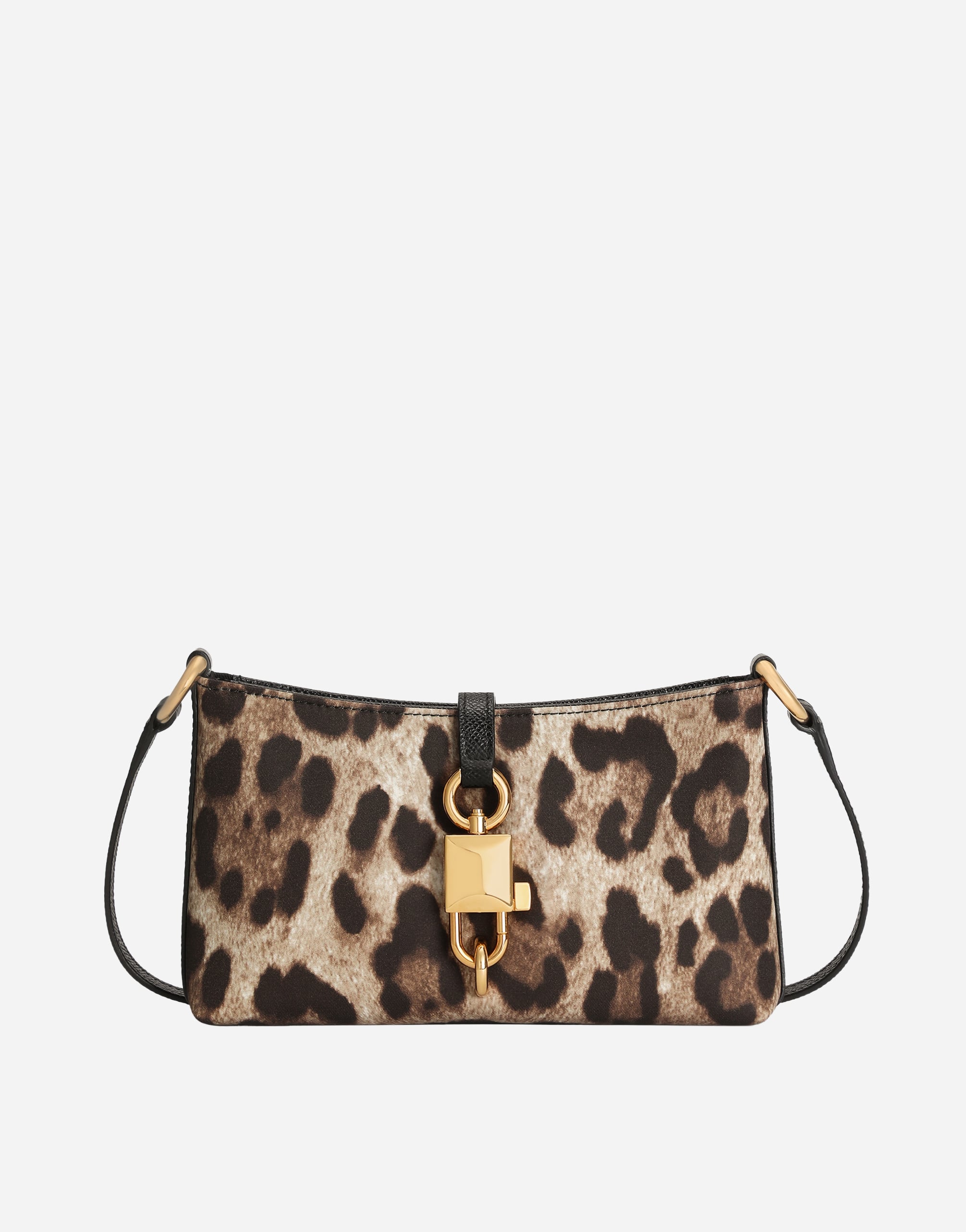 Printのウィメンズ Leopard-print lock shoulder bag | Dolce&Gabbana®