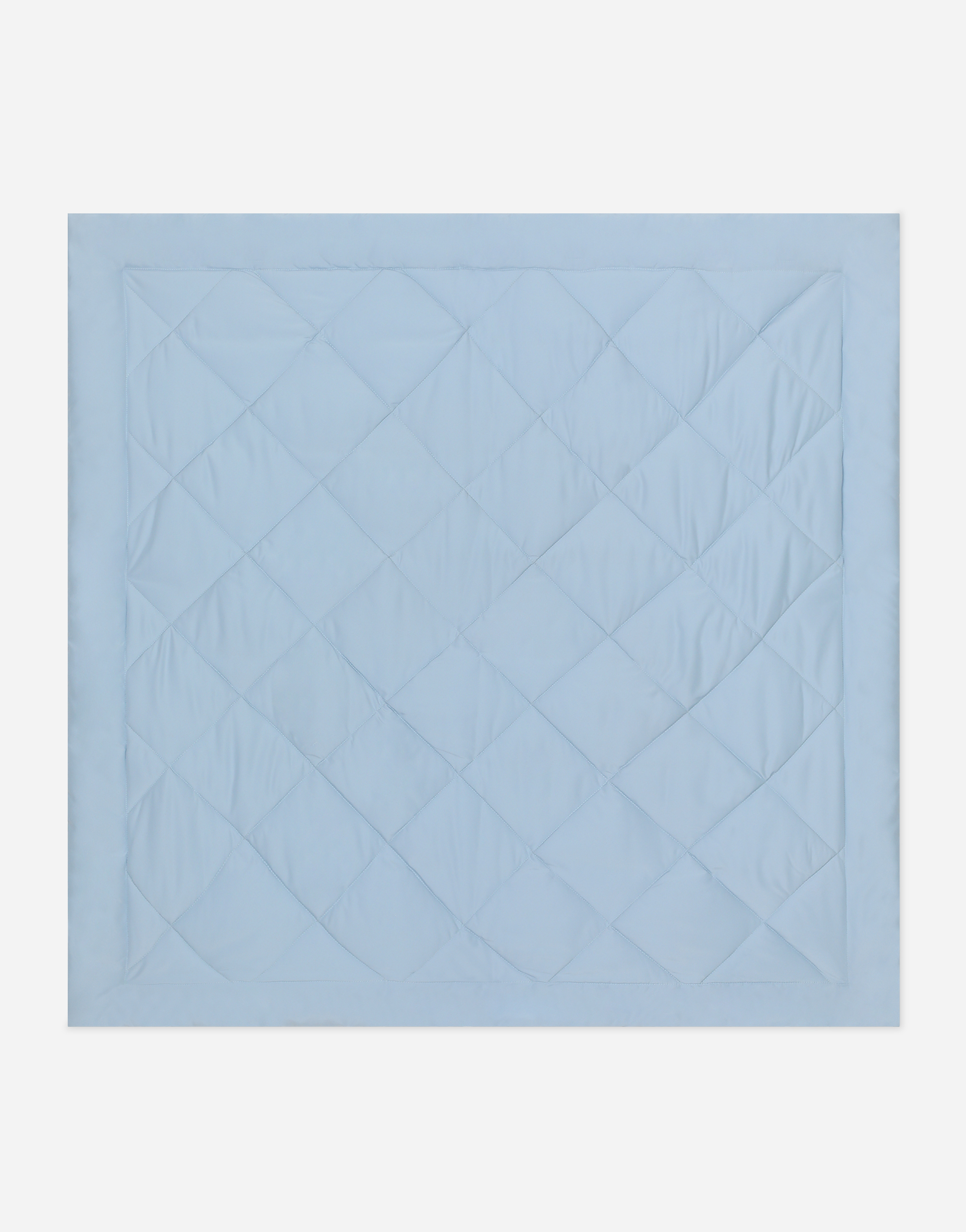 DOLCE & GABBANA JERSEY BLANKET WITH ALL-OVER LOGO PRINT