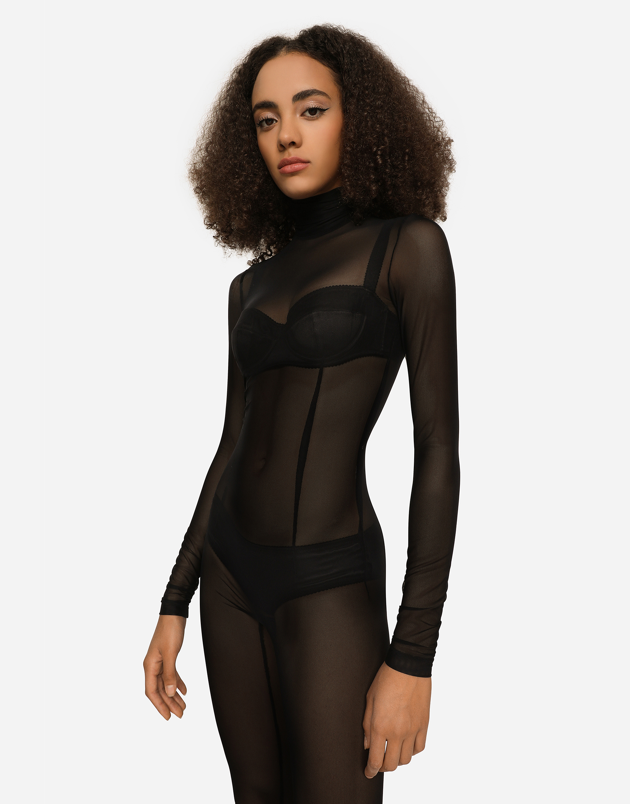 DOLCE & GABBANA KIM DOLCE&GABBANA TULLE JUMPSUIT