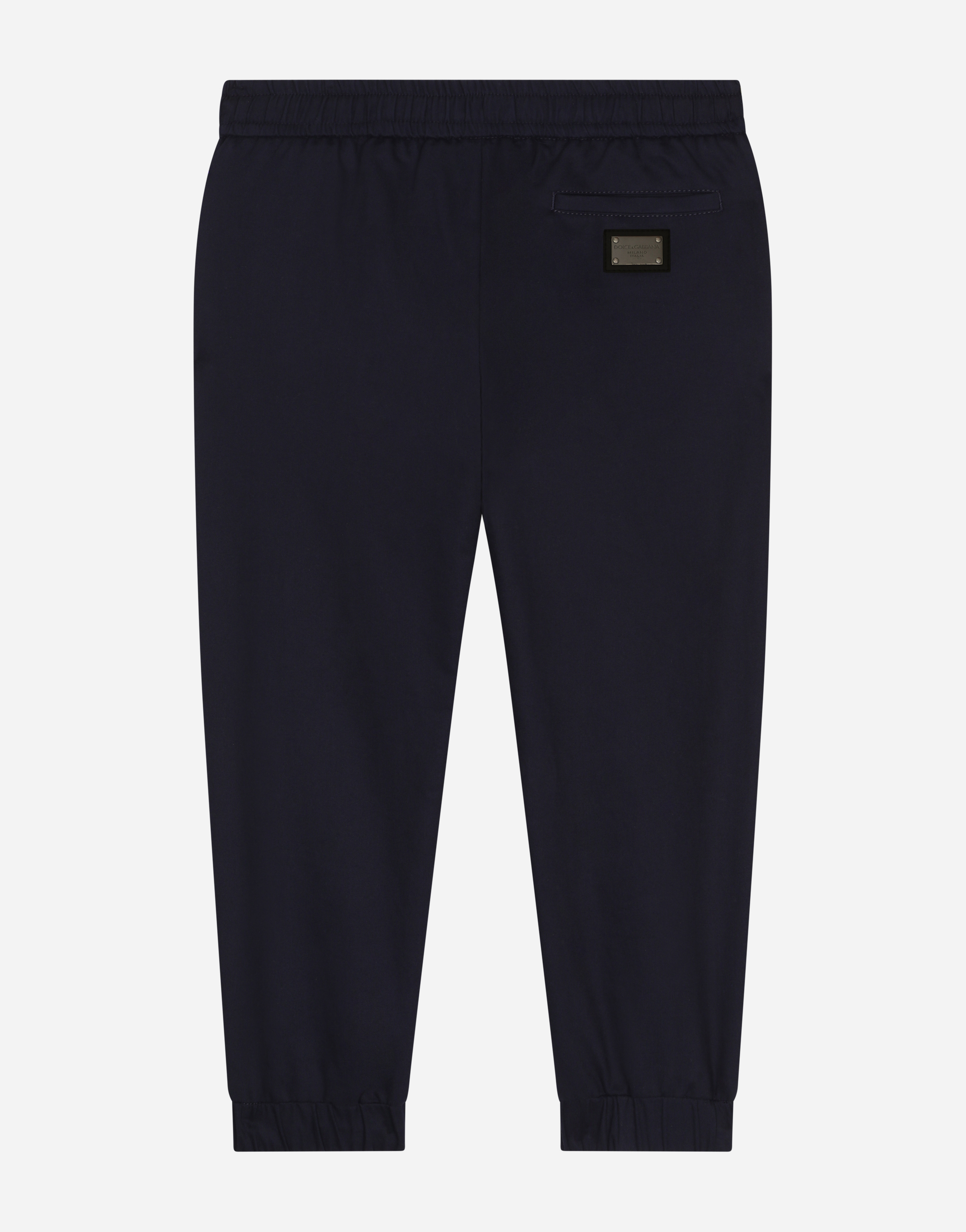 DOLCE & GABBANA SPORTY PANTS WITH LOGO TAG