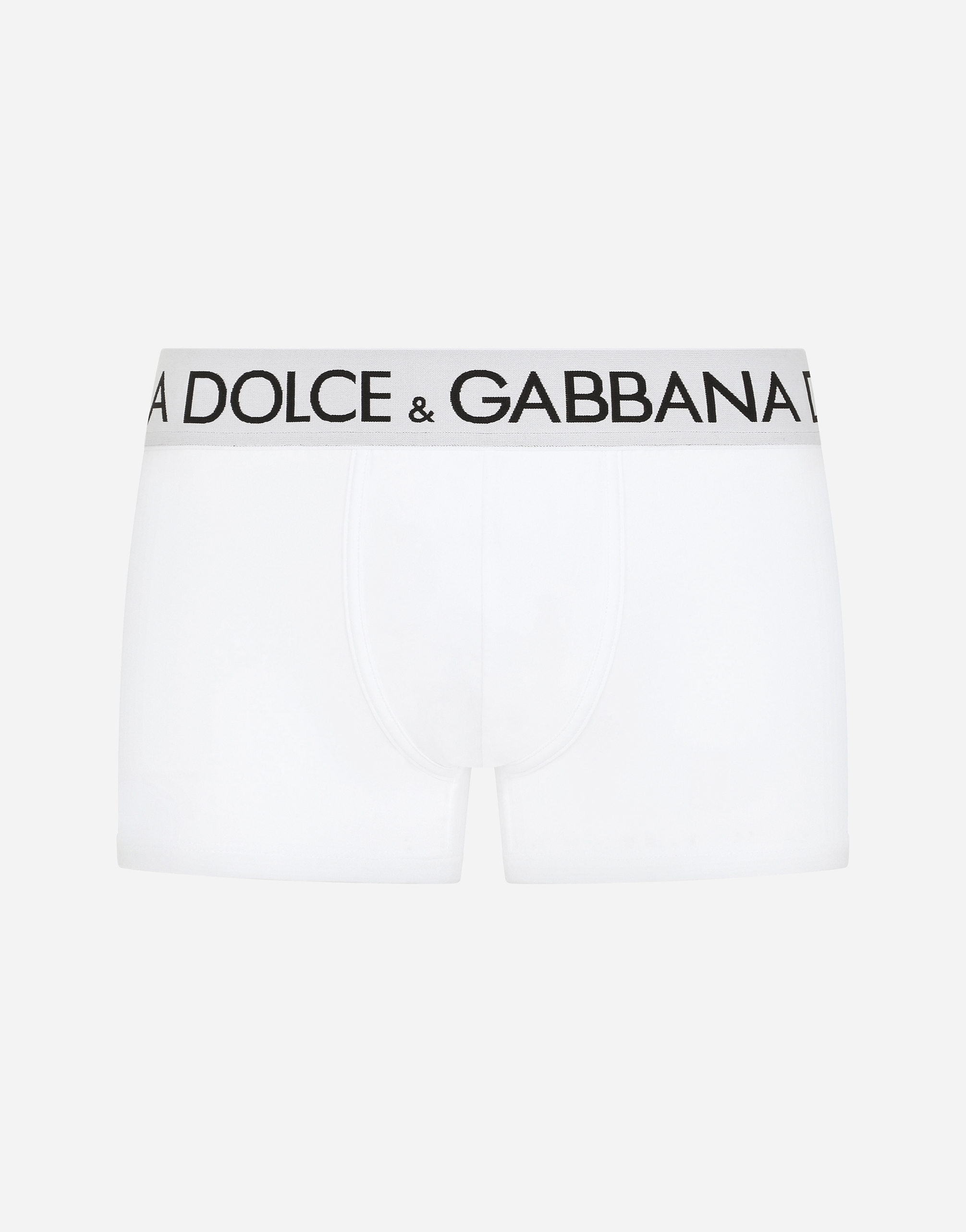 DOLCE & GABBANA TWO-WAY-STRETCH COTTON JERSEY REGULAR-FIT BOXERS