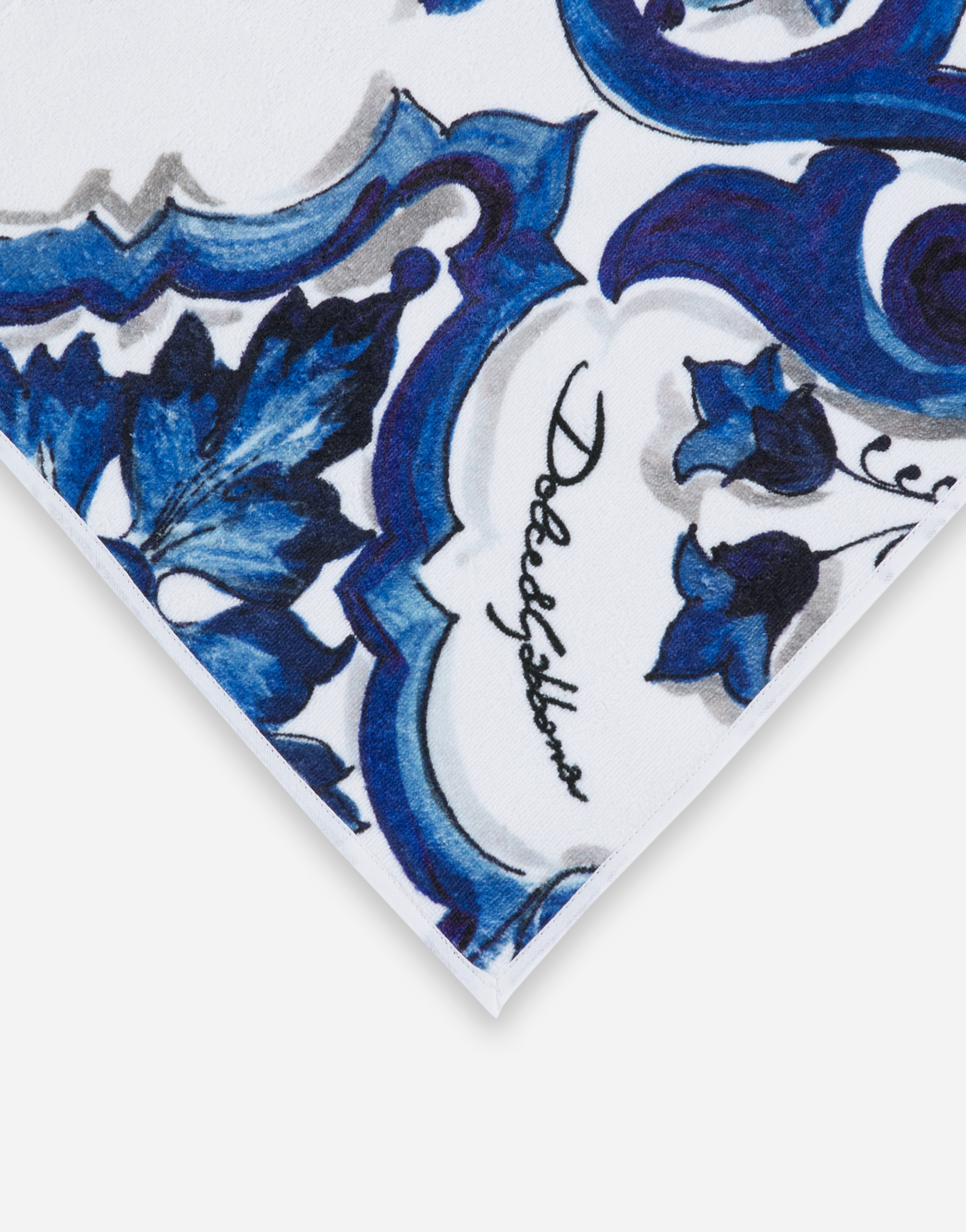 Shop Dolce & Gabbana Terry Cotton Guest Towel In Multicolor