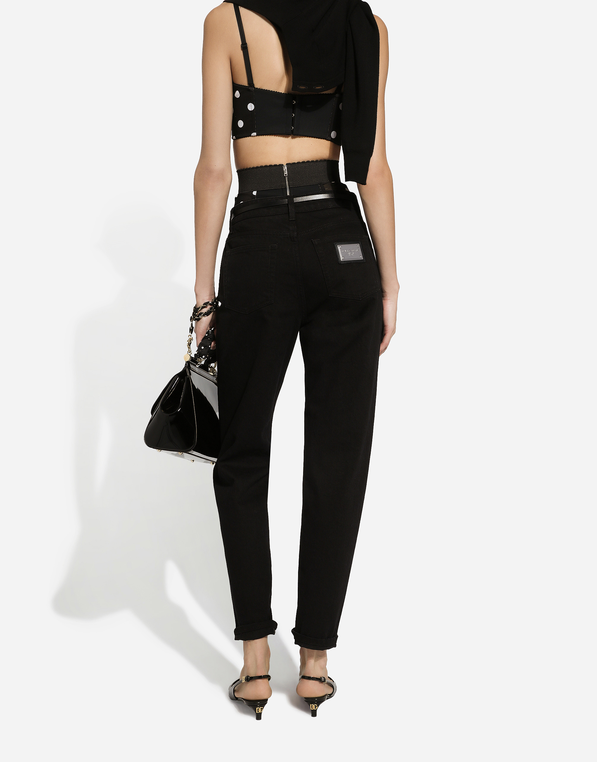 Dolce & Gabbana Dolce&gabbana Low Rise Boyfriend Jeans In Multicolor