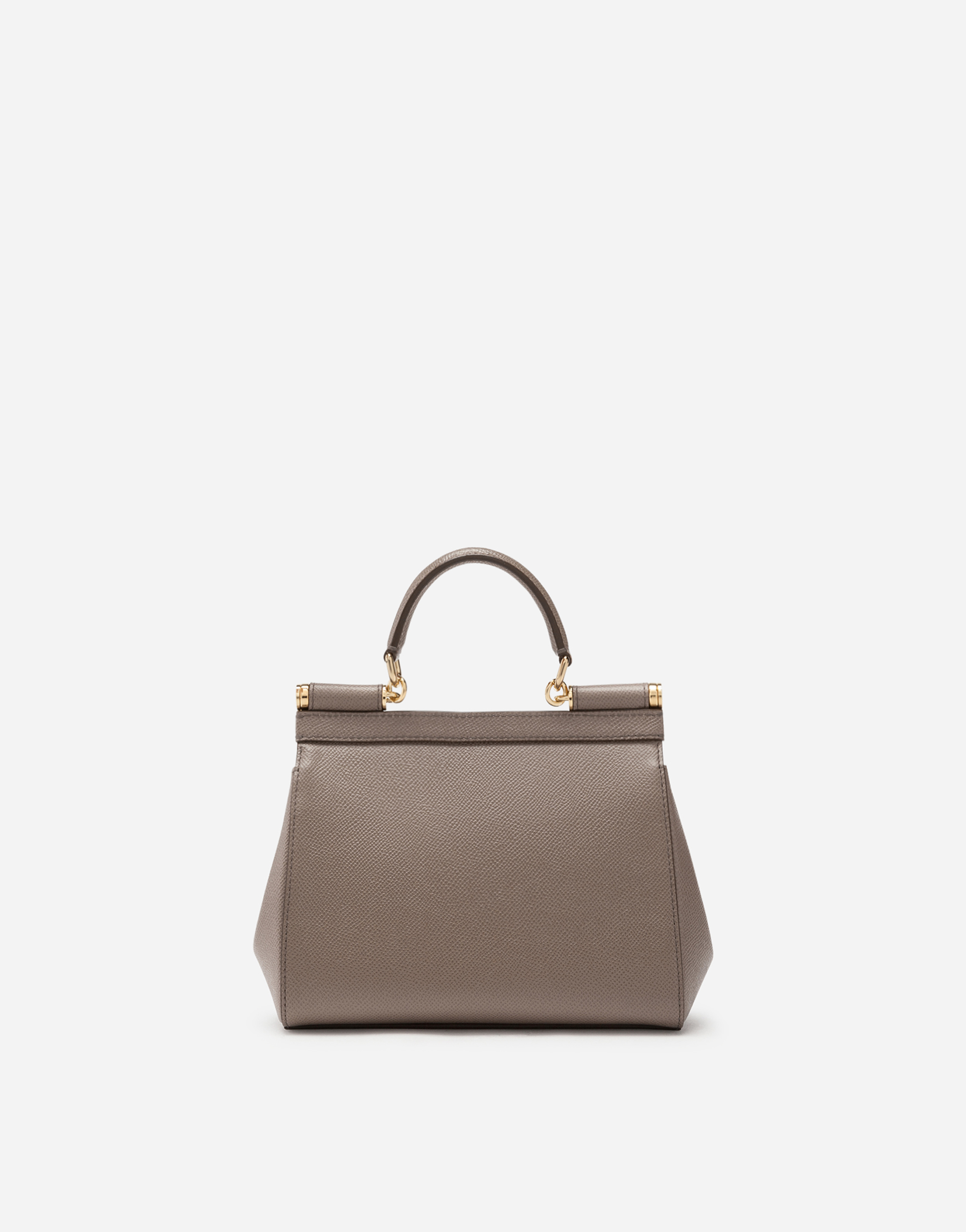 Small dauphine leather Sicily bag in Beige for Women