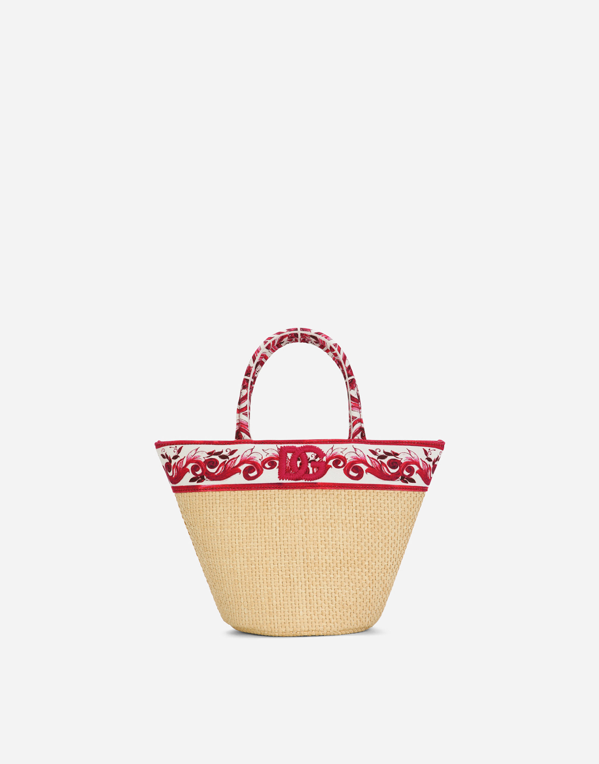 DOLCE & GABBANA STRAW HANDBAG