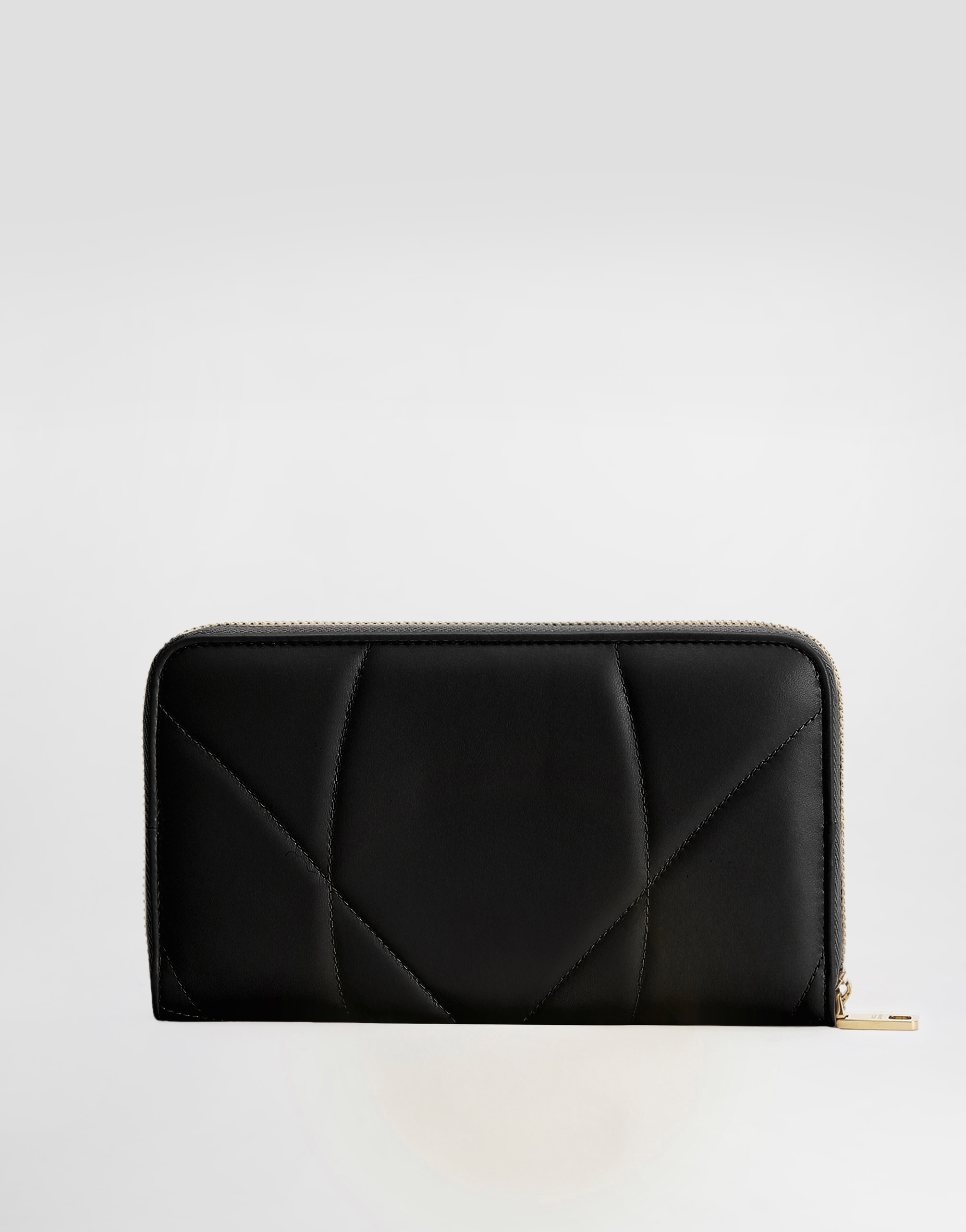 Shop Dolce & Gabbana Zip-around Devotion Wallet In Black