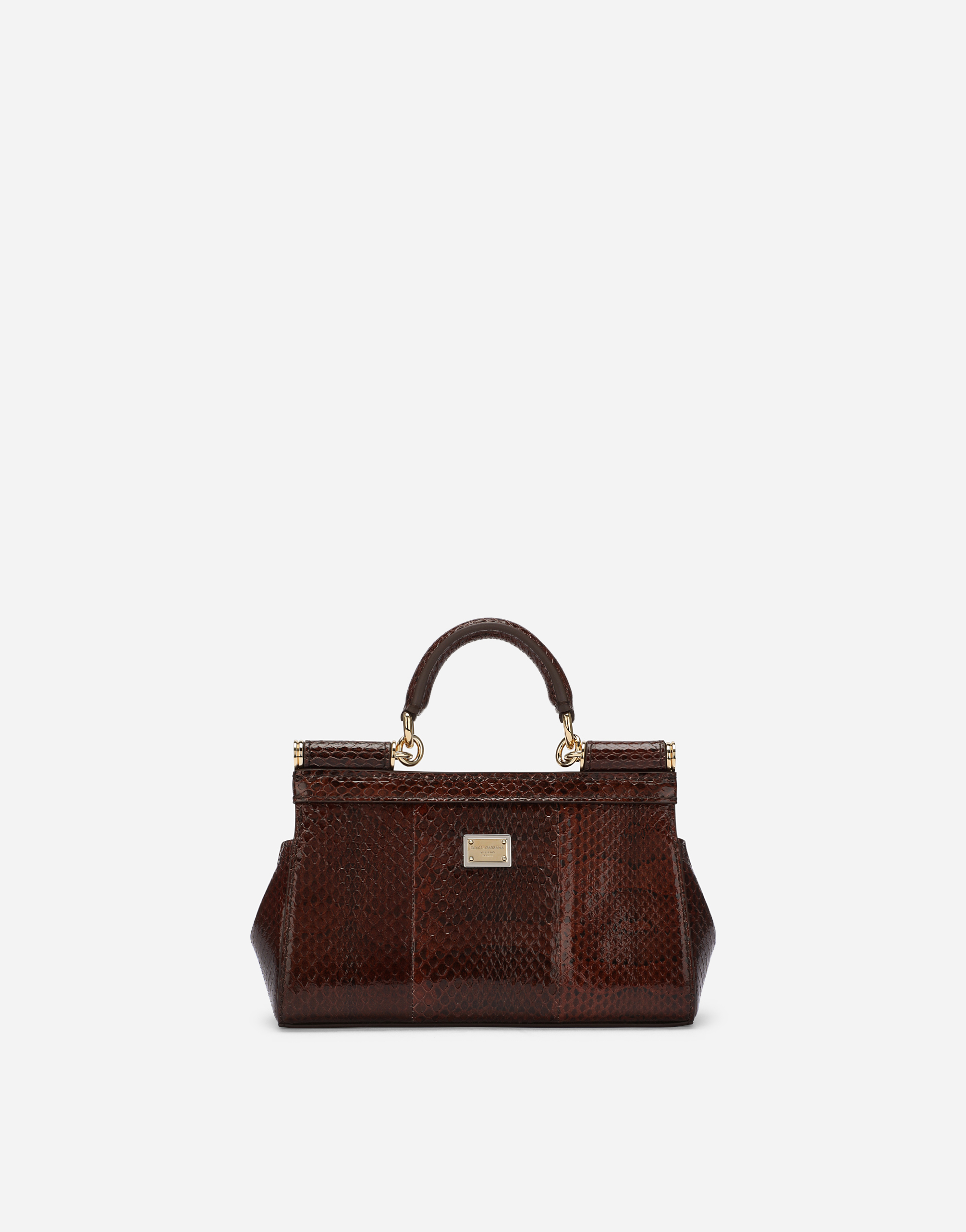 ブラウンのウィメンズ Small Sicily handbag | Dolce&Gabbana®