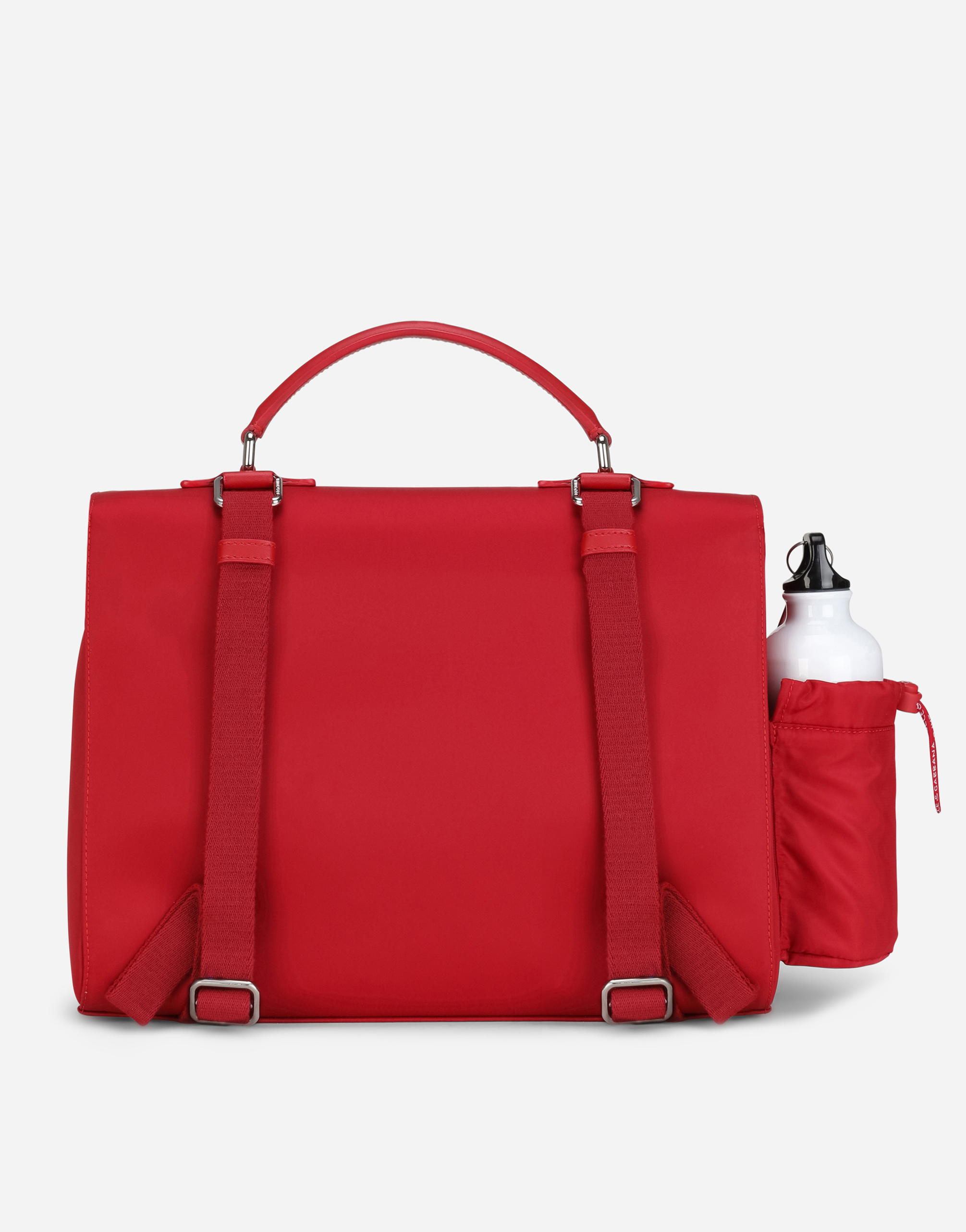 DOLCE & GABBANA NYLON SATCHEL WITH DG LOGO