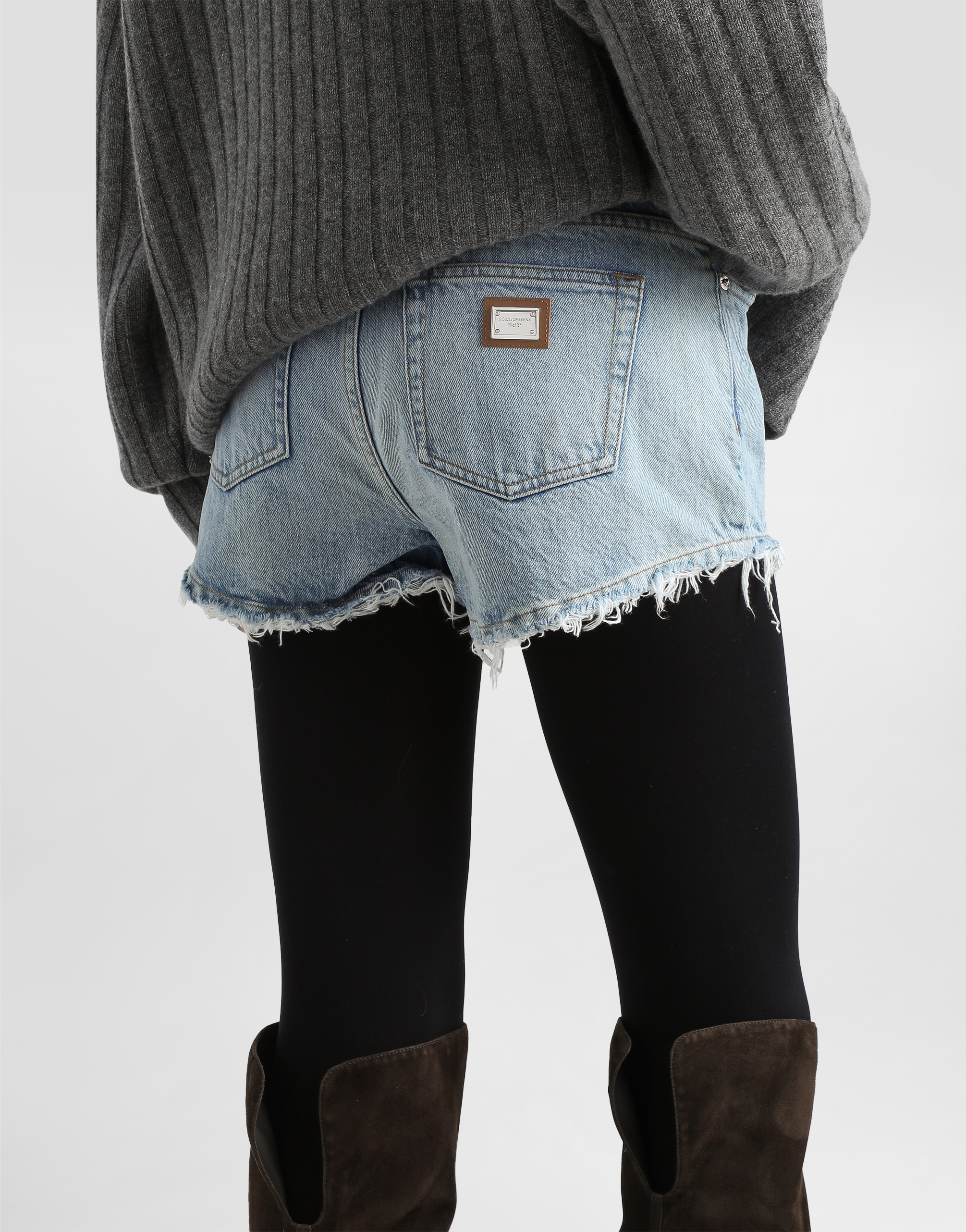 Denim shorts