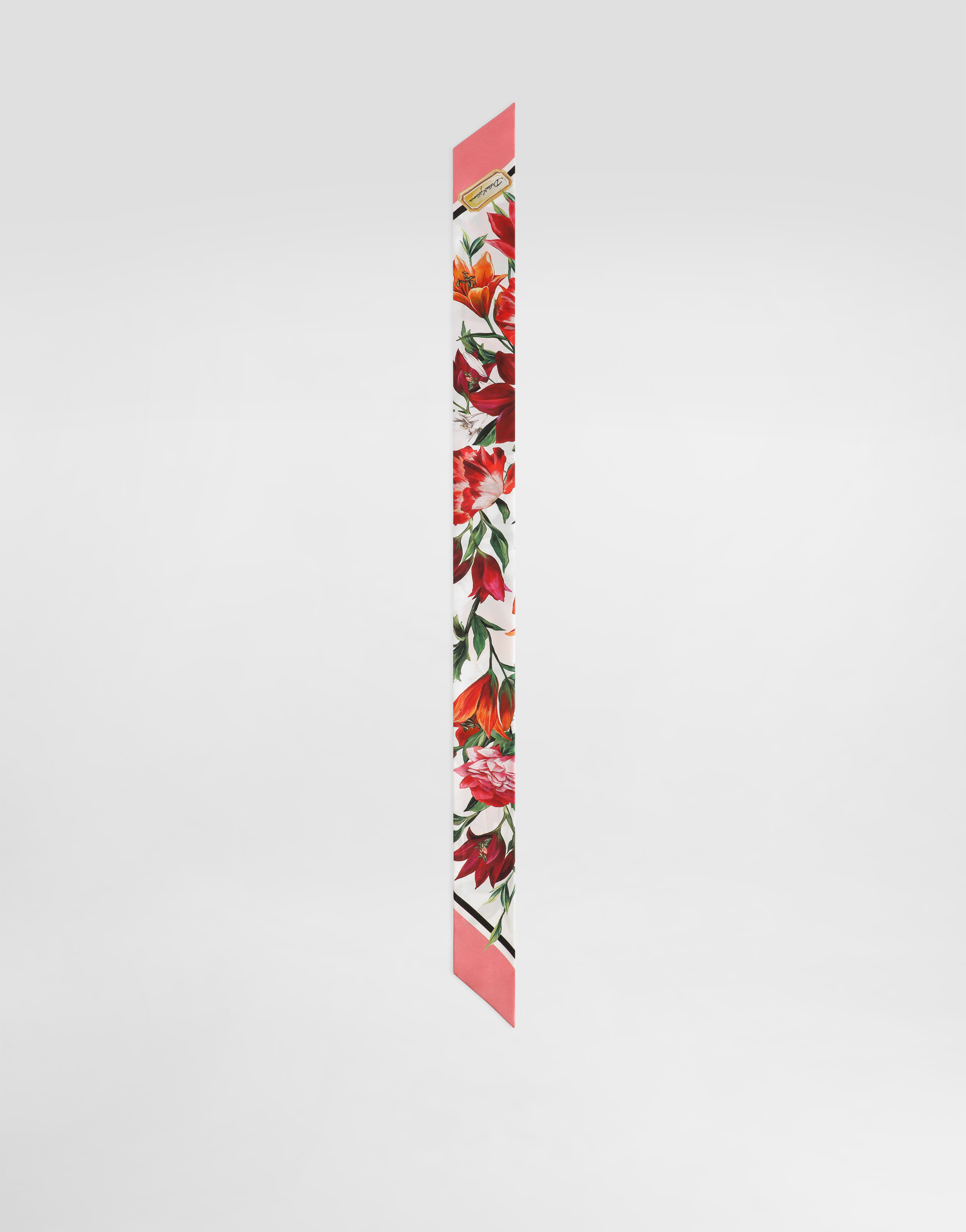 Dolce & Gabbana Silk Twill Bandeau - Woman Scarves And Silks Print Onesize