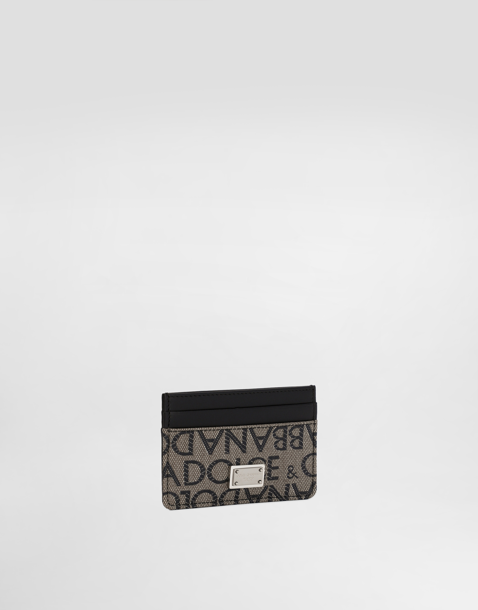 DOLCE & GABBANA JACQUARD CARD HOLDER