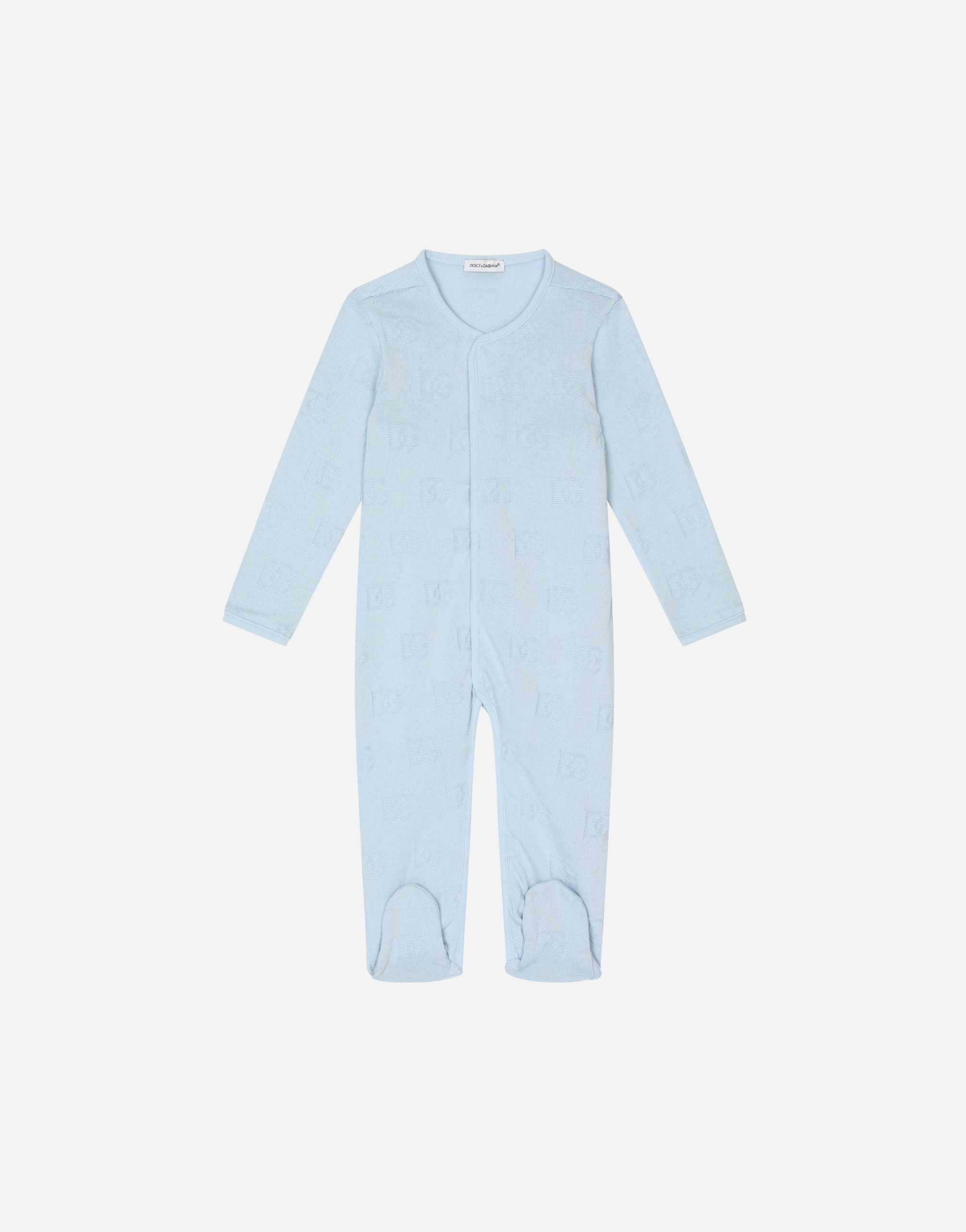  Dolce & Gabbana 2-piece Gift Set With Jacquard Dg Logo - Man Gift Sets And Babygrows Gray 18/24 Months 