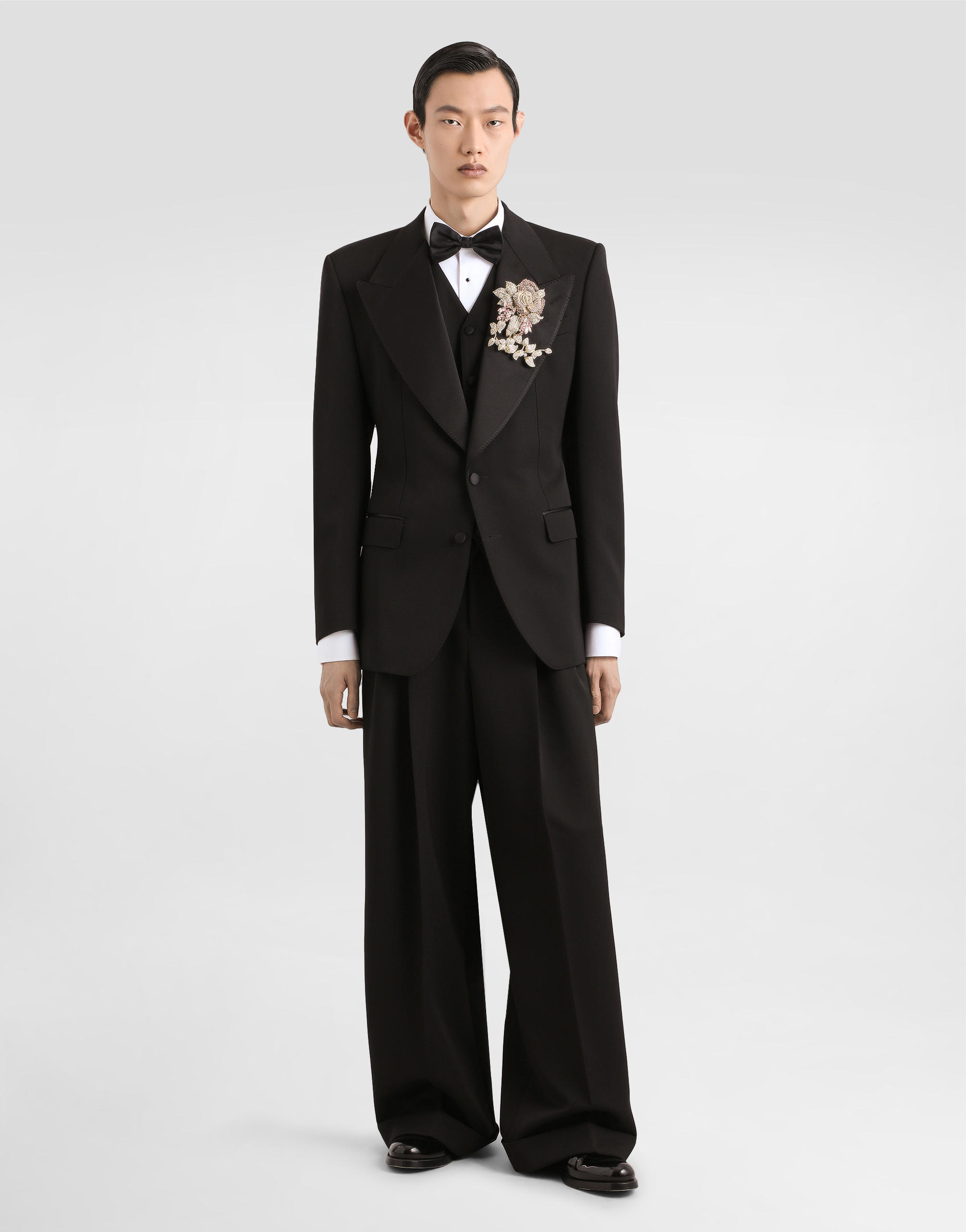 Gold fit tuxedo shirt cotton poplin