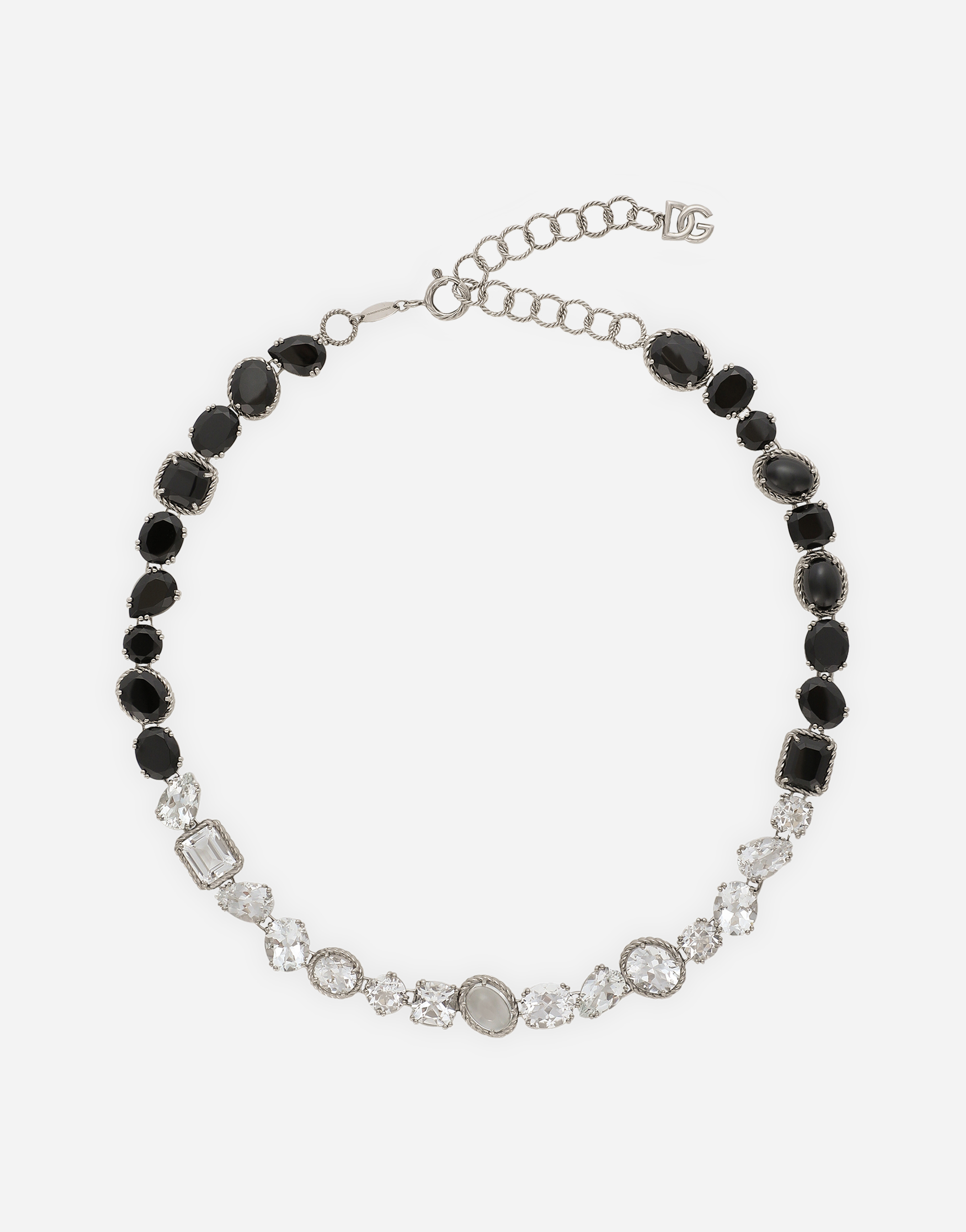 Dolce & Gabbana Anna Bracelet In White Gold 18kt With Spinel And Topazes In ホワイト
