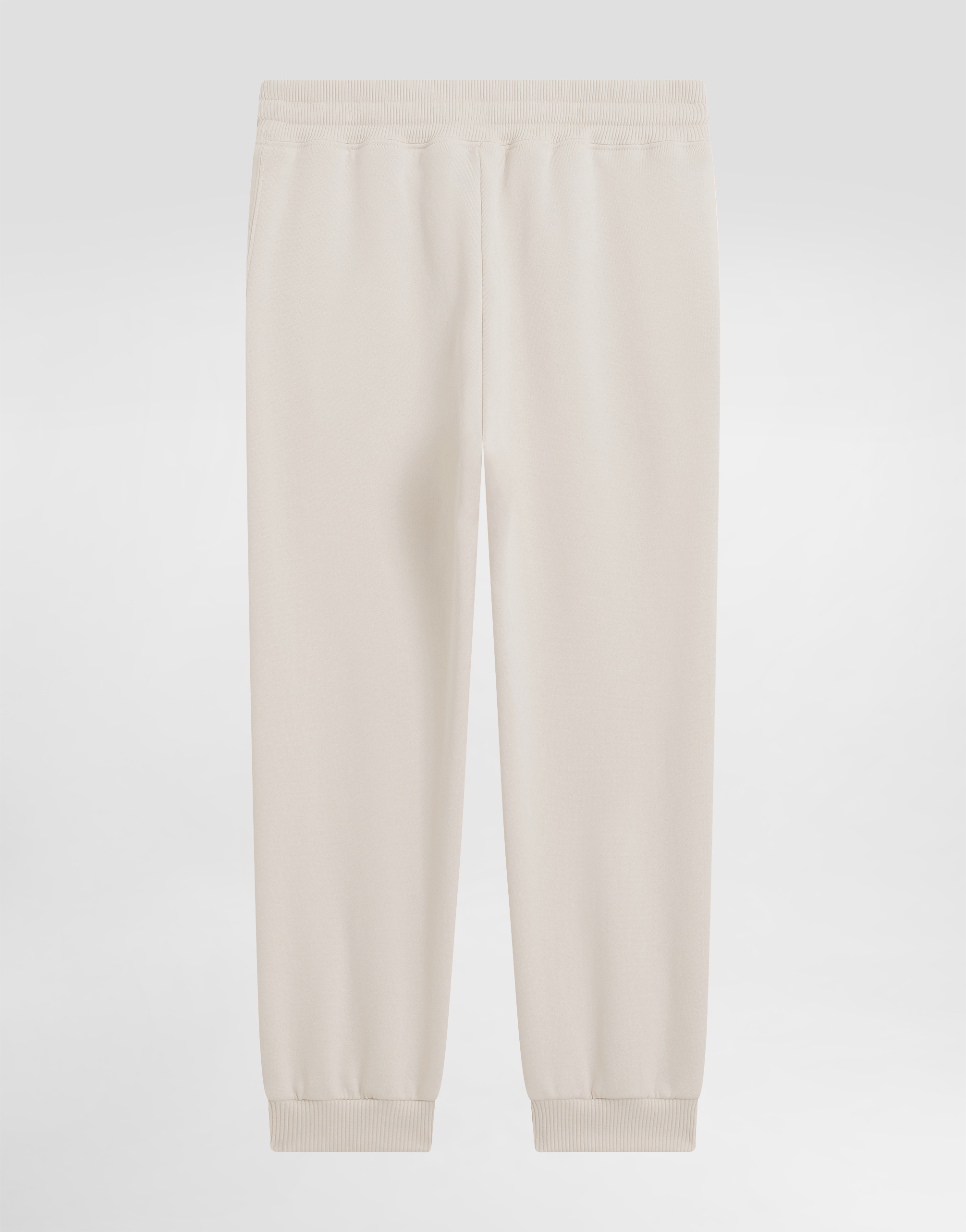  Dolce & Gabbana Oversized Fleece Trousers With Dg Sequin Patch - Woman Trousers And Skirts Pink 3 Years 