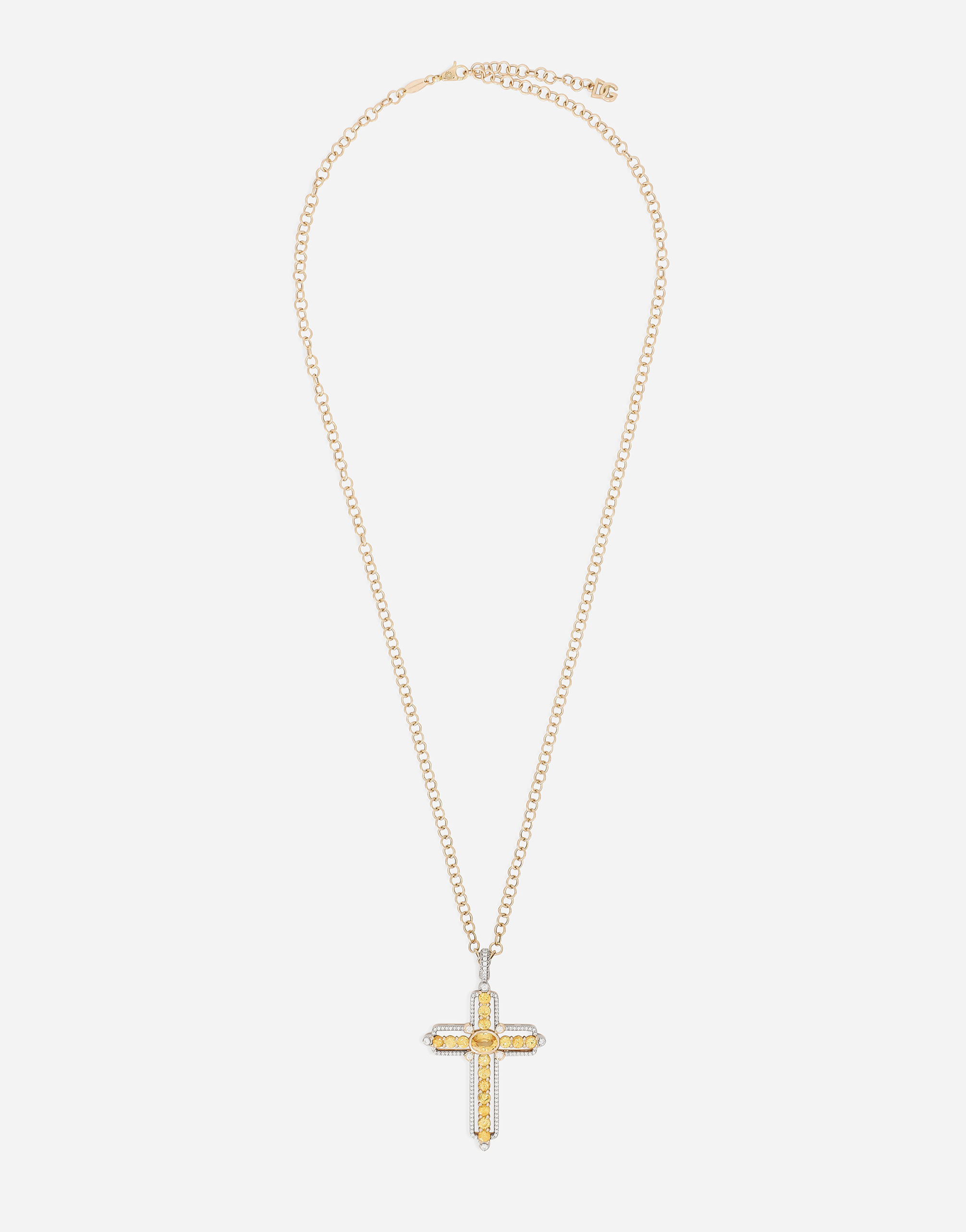 Dolce & Gabbana 375 Pendente Croce Z - Man Necklaces Yellow Onesize