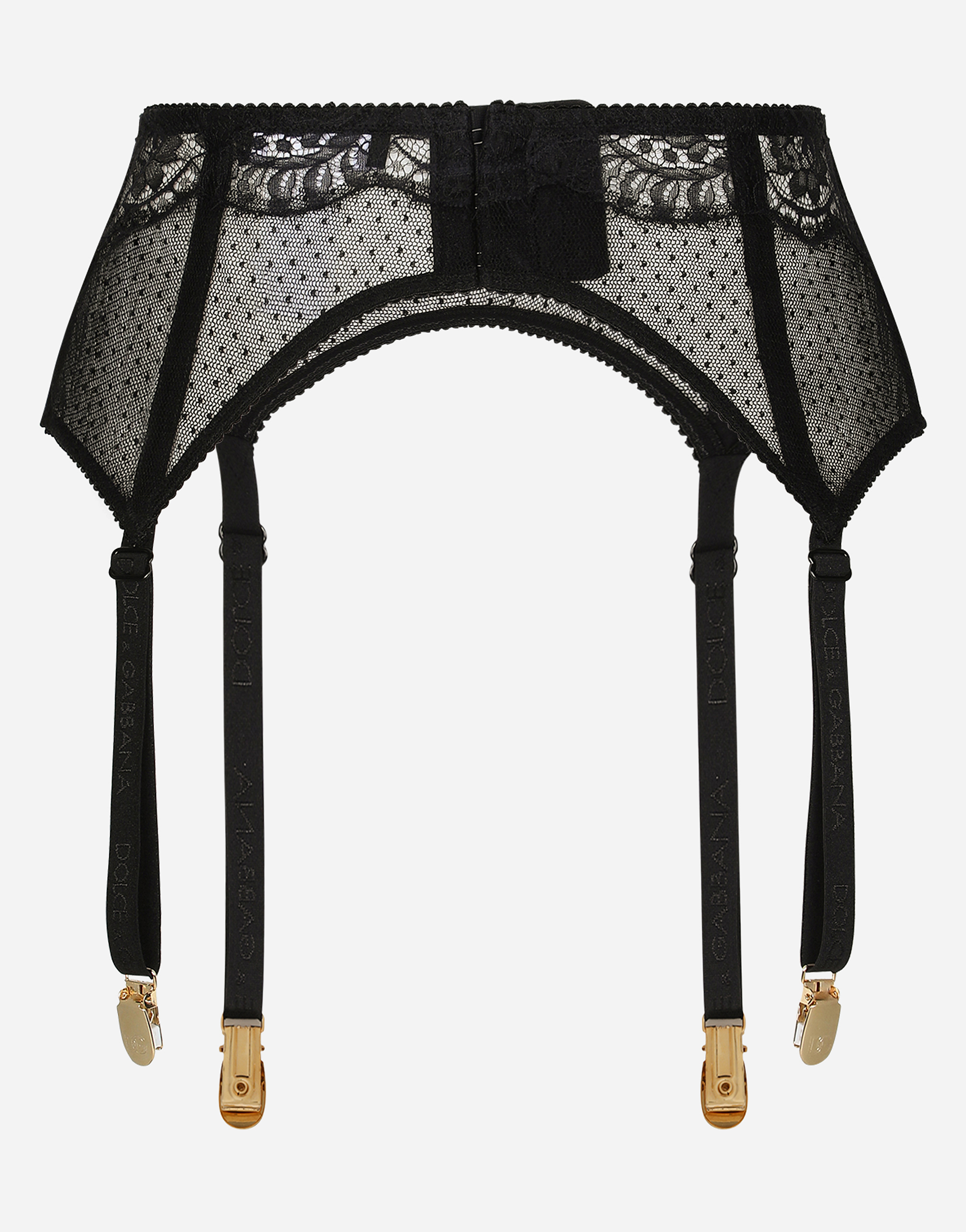 Lace suspender belt