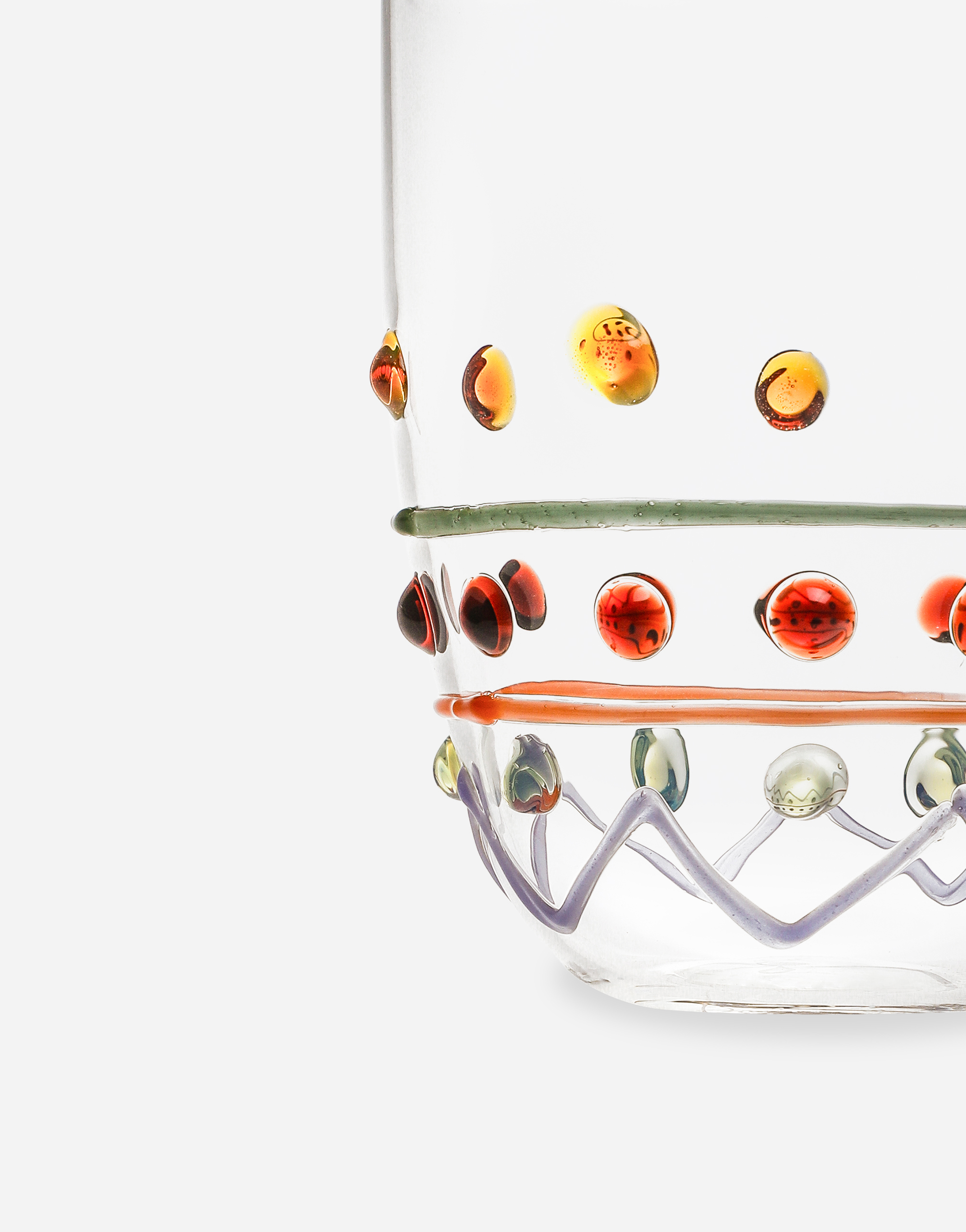 Dolce & Gabbana Beverage Glass In Multicolor