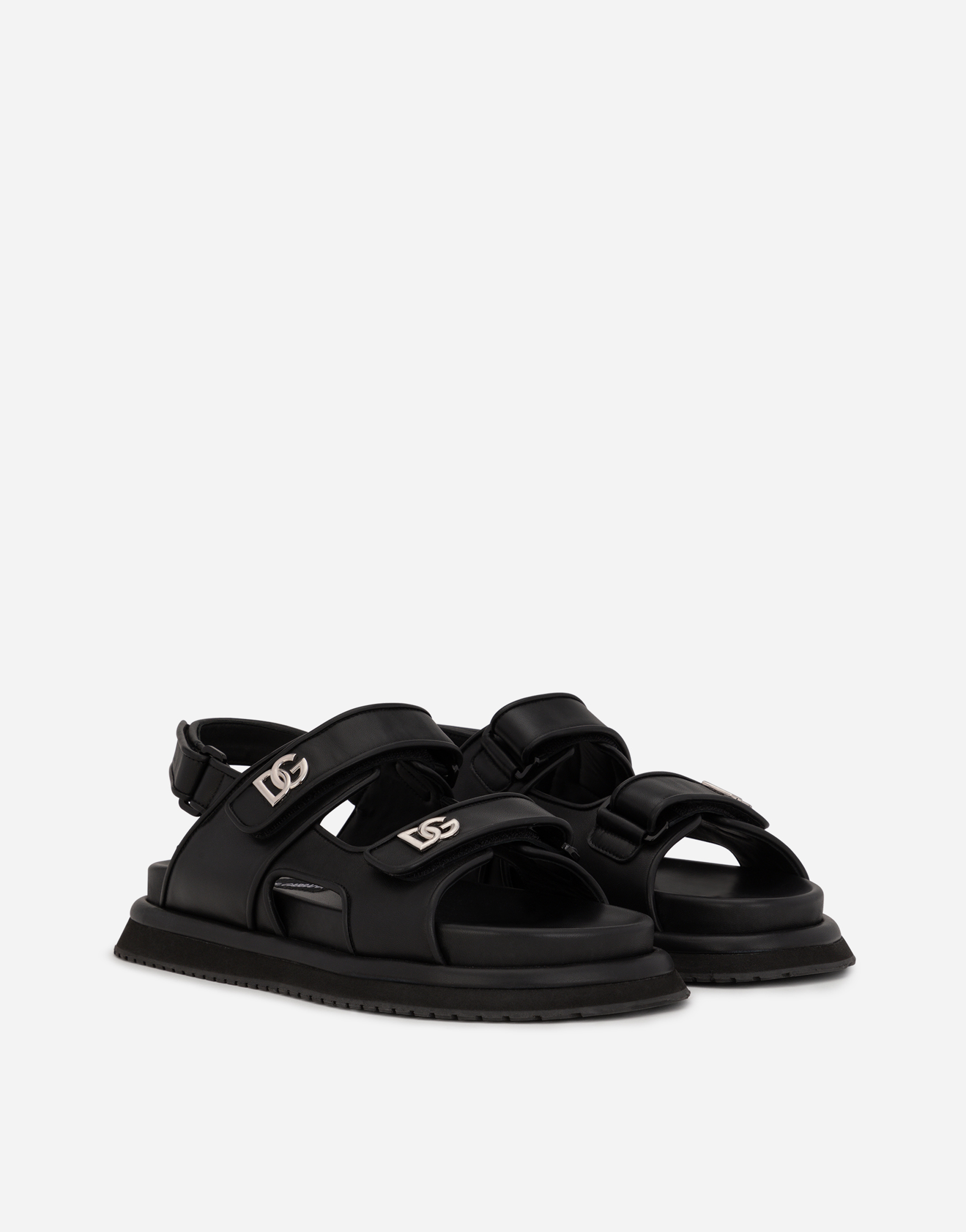 DOLCE & GABBANA CALFSKIN NAPPA SANDALS