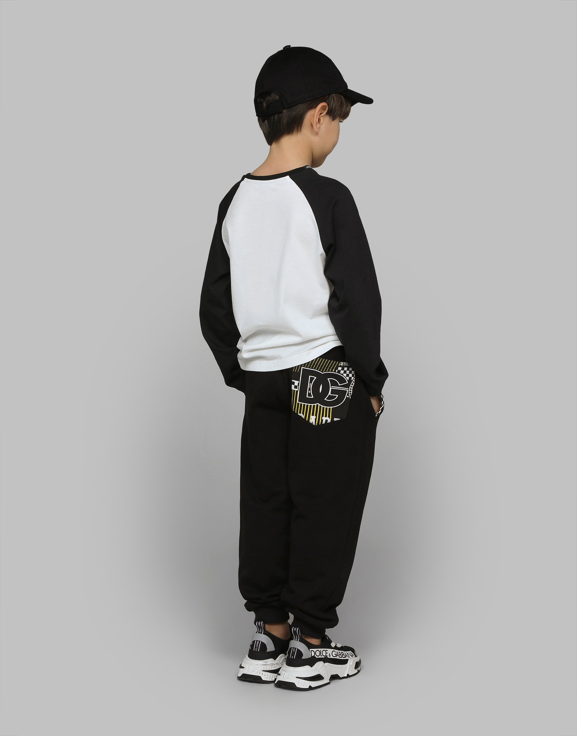 Dolce & Gabbana T-shirt Manica Lunga In Multicolor